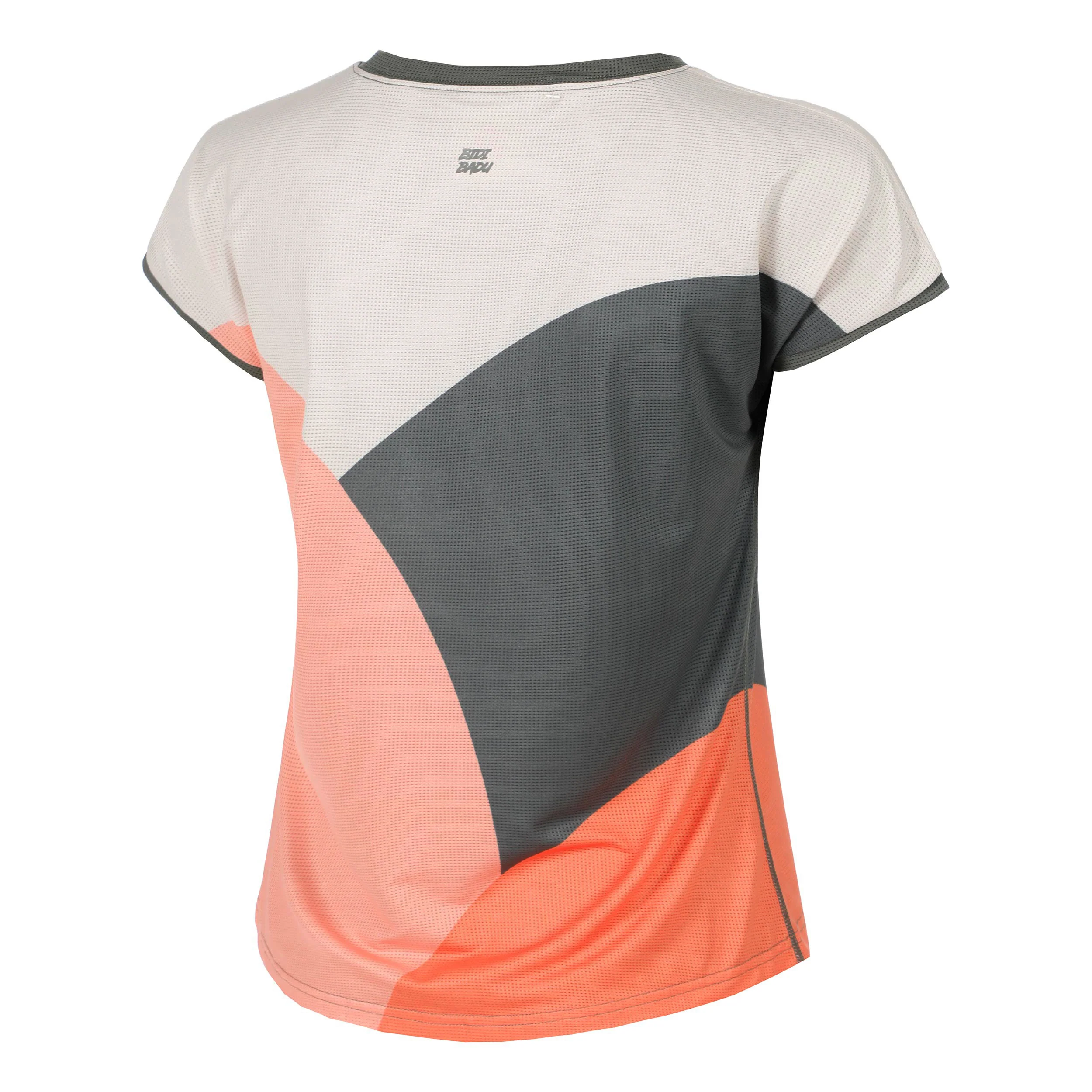 Bubble T-shirt Damer-Grå,Korall - Image 2