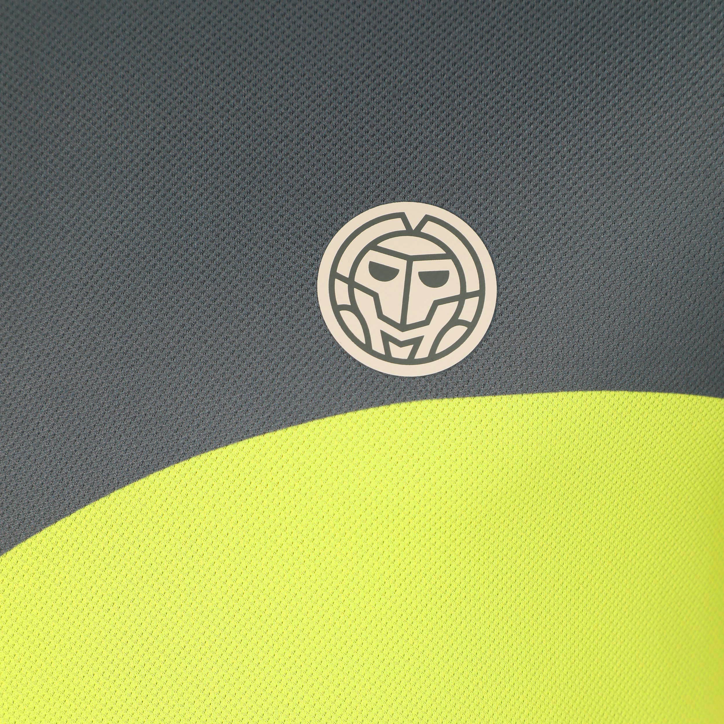 Bubble T-shirt Herrar-Grå,Citrongul - Image 3