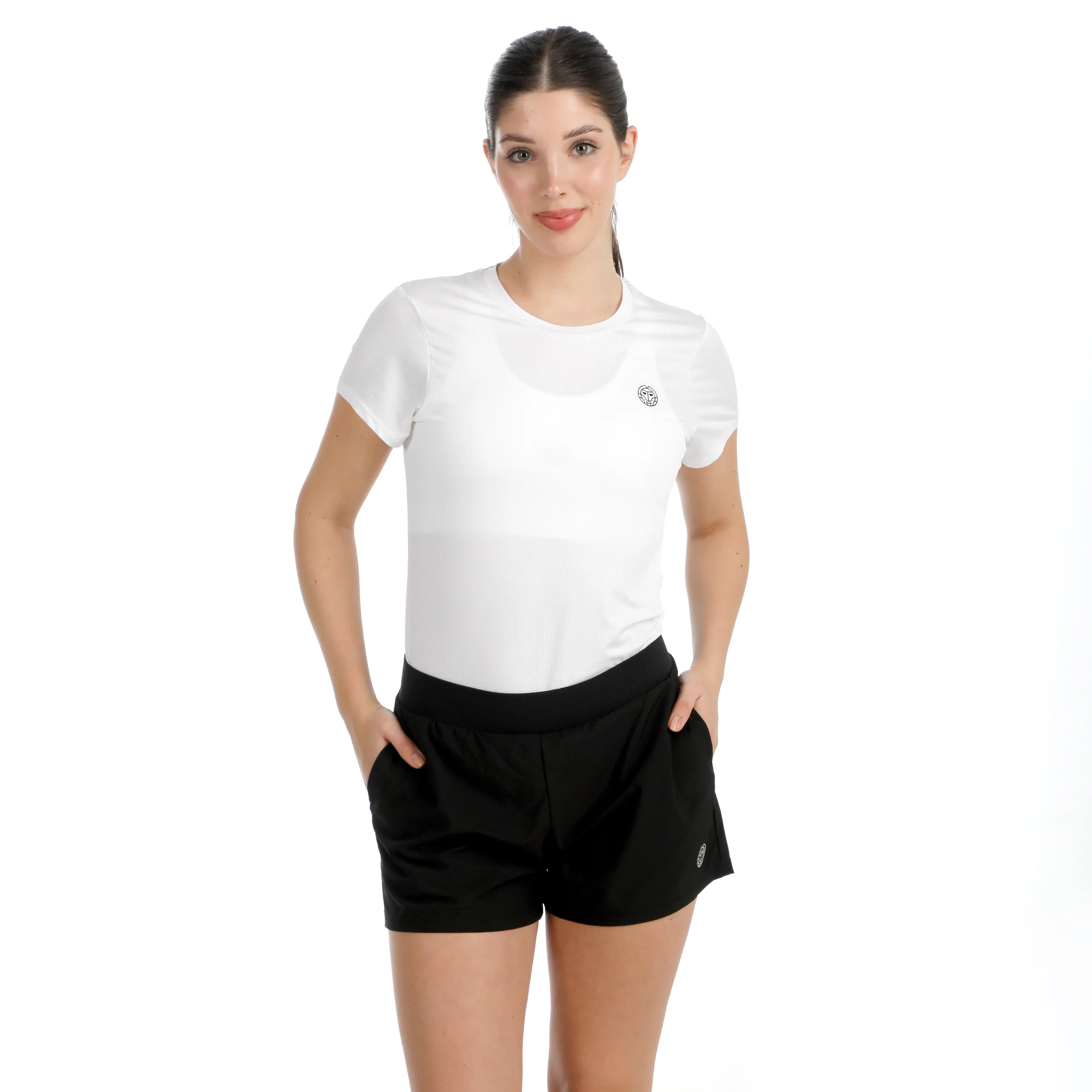 Crew 2.0 2in1 Shorts Damer-svart - Image 2