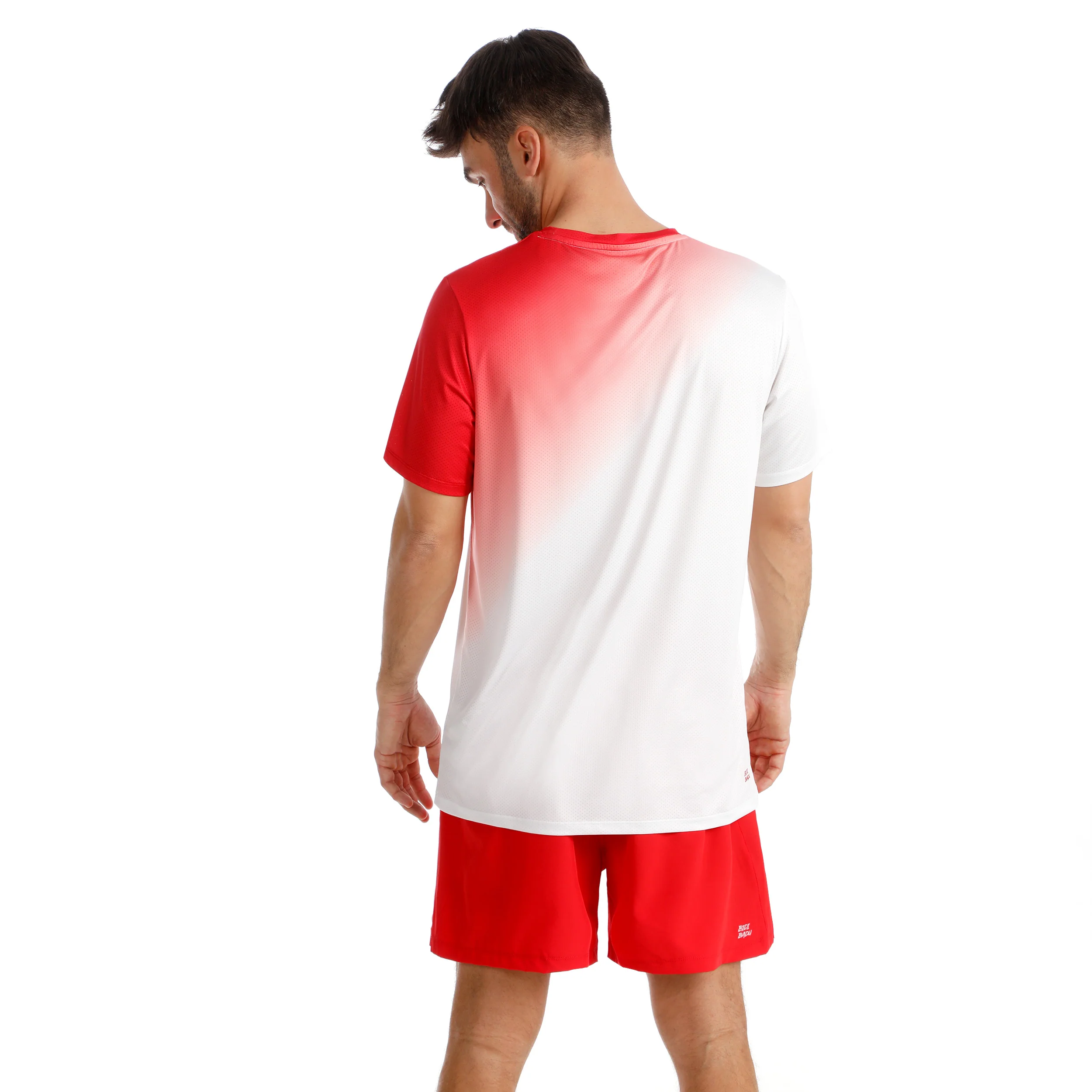Crew 2.0 T-shirt Herrar-röd, vit - Image 2