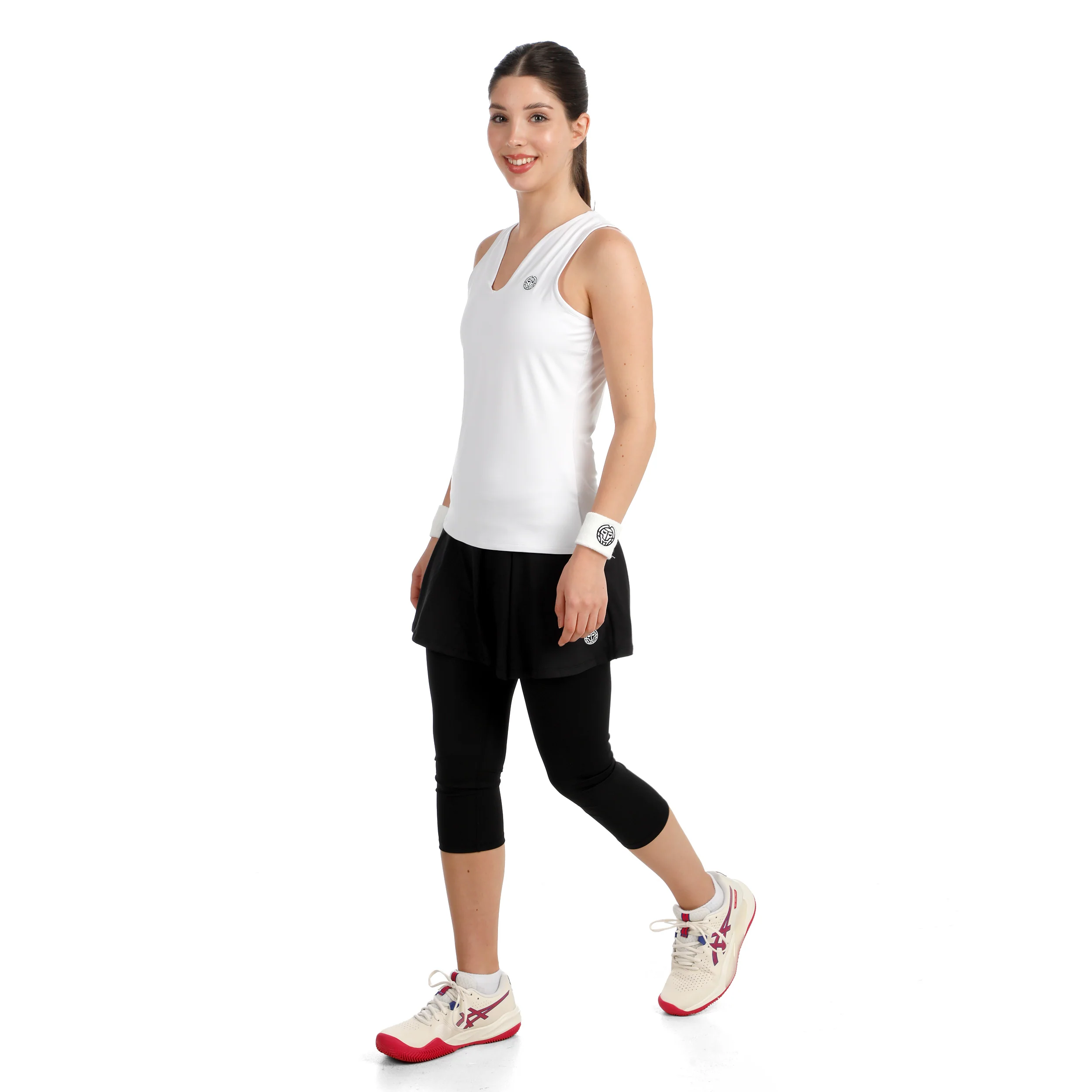 Crew 2.0 V-Neck Linne Damer-vit