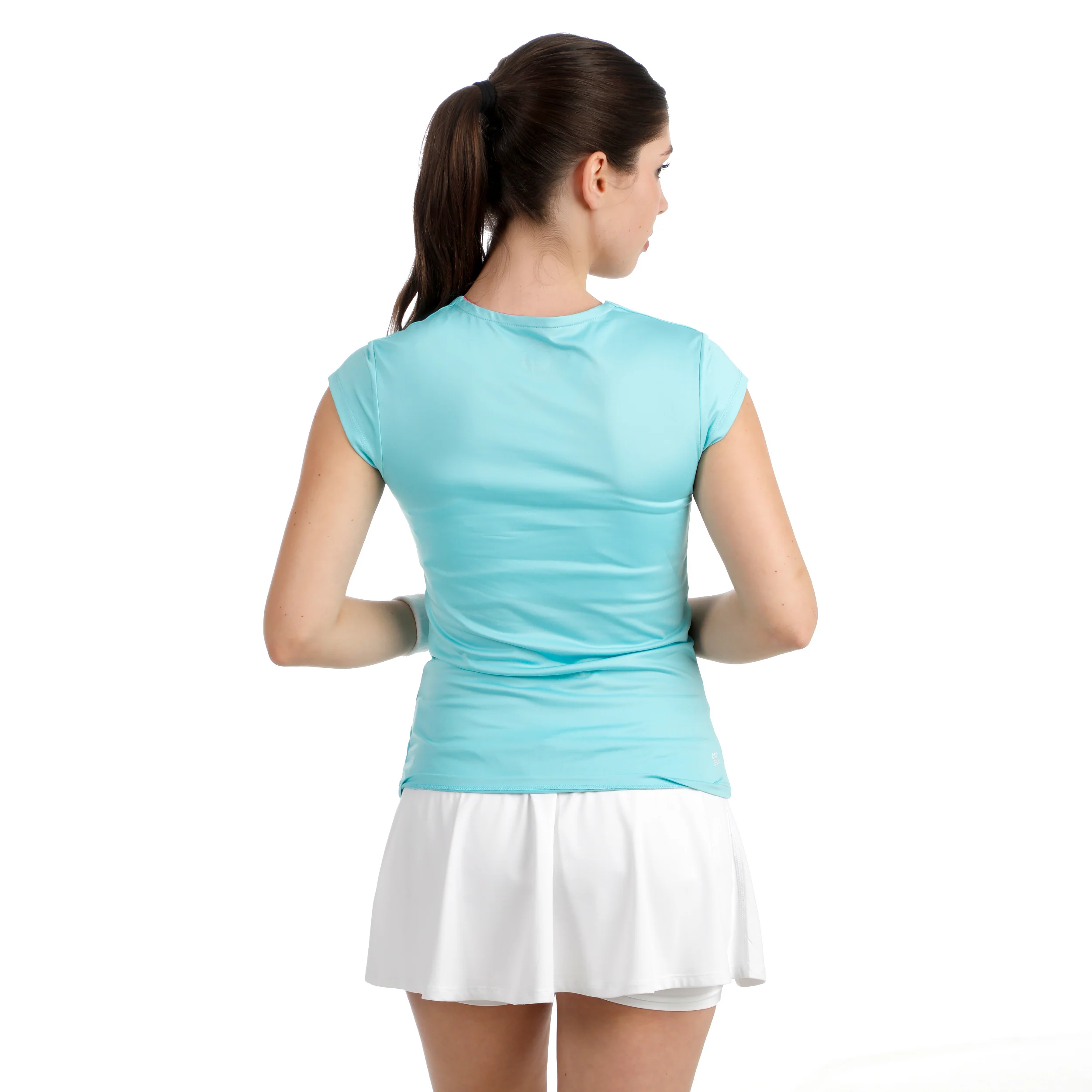 Crew 2.0 V-Neck T-shirt Damer-turkos - Image 6