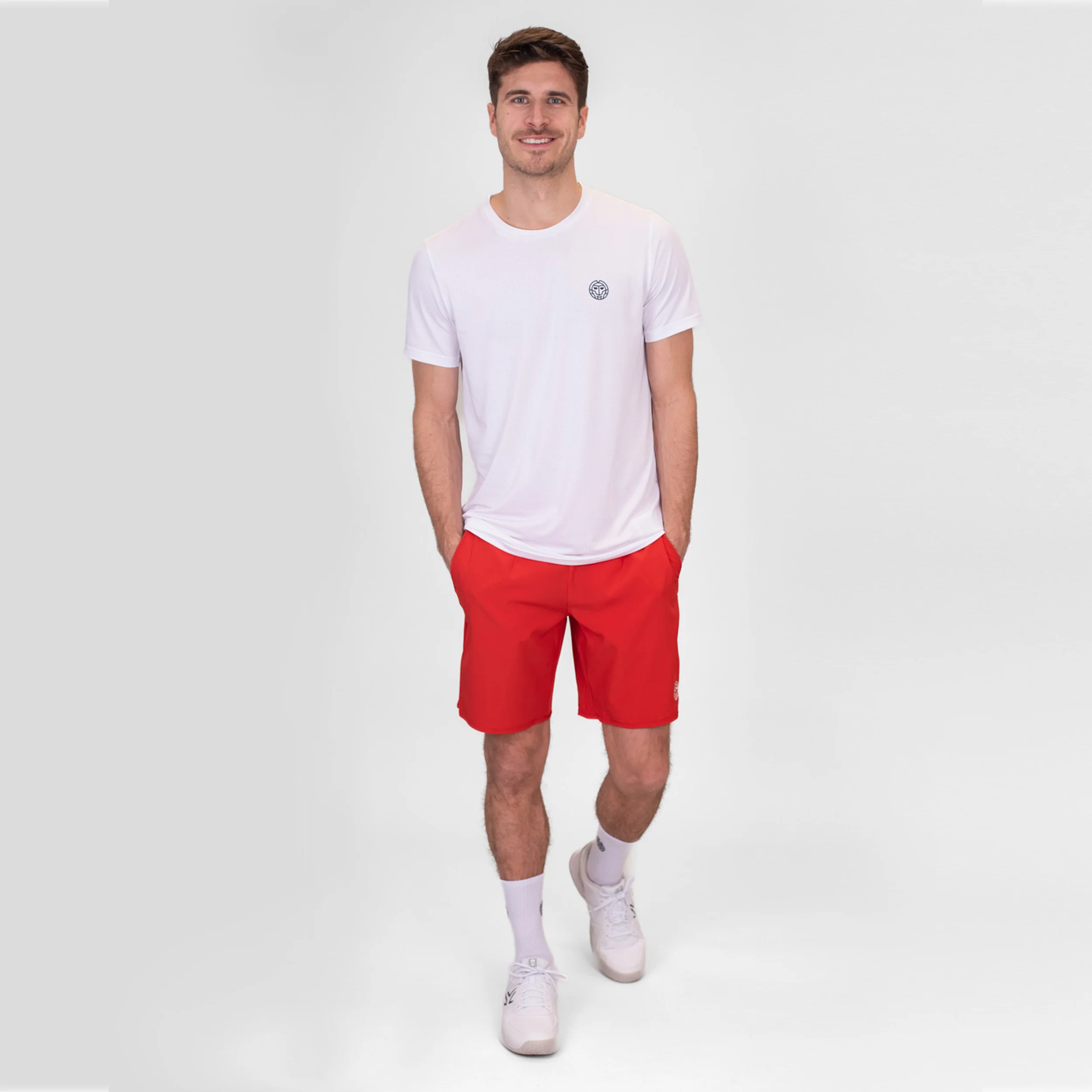 Crew 9in Shorts Herrar-Röd - Image 8