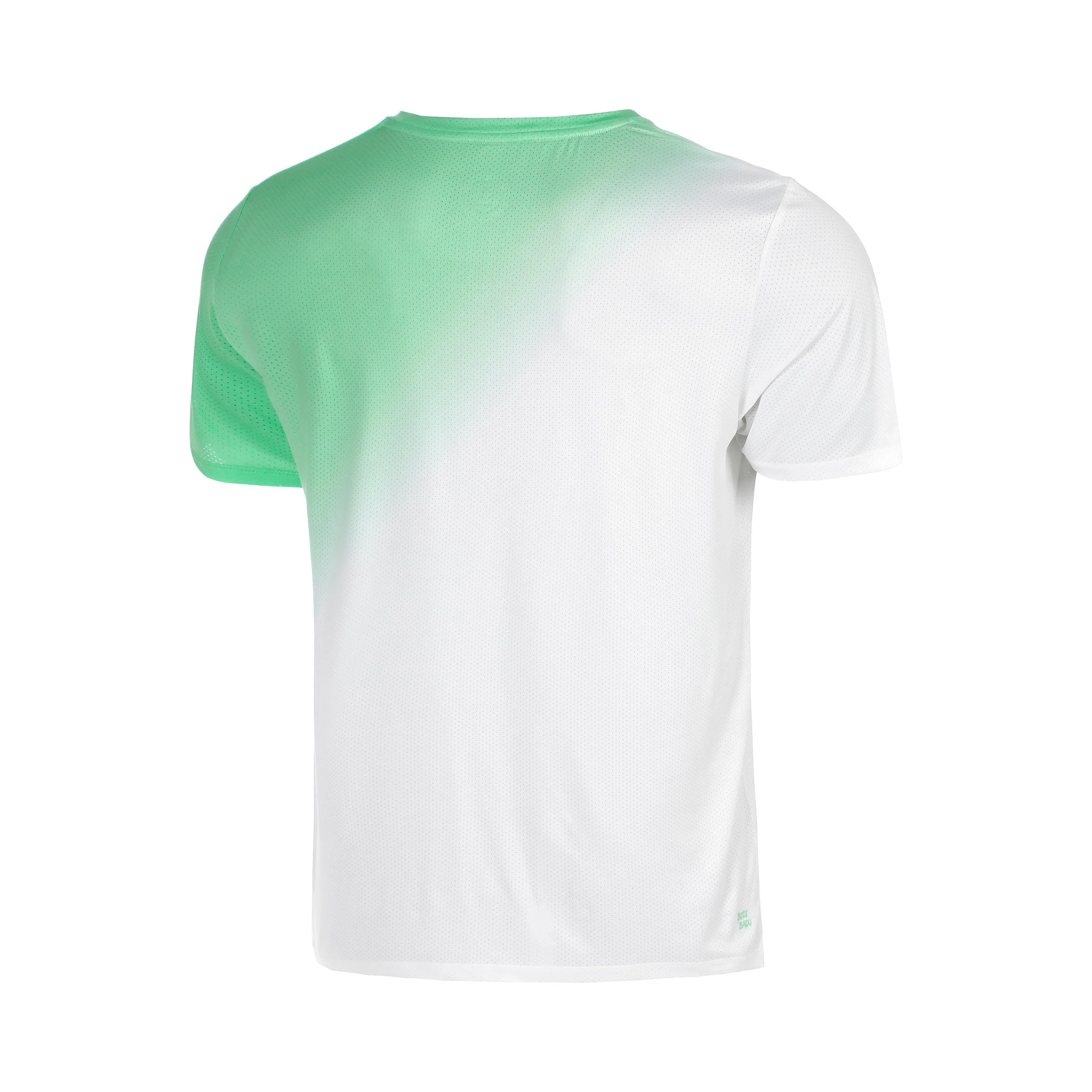 Crew Fade T-shirt Pojkar-grön, vit - Image 2