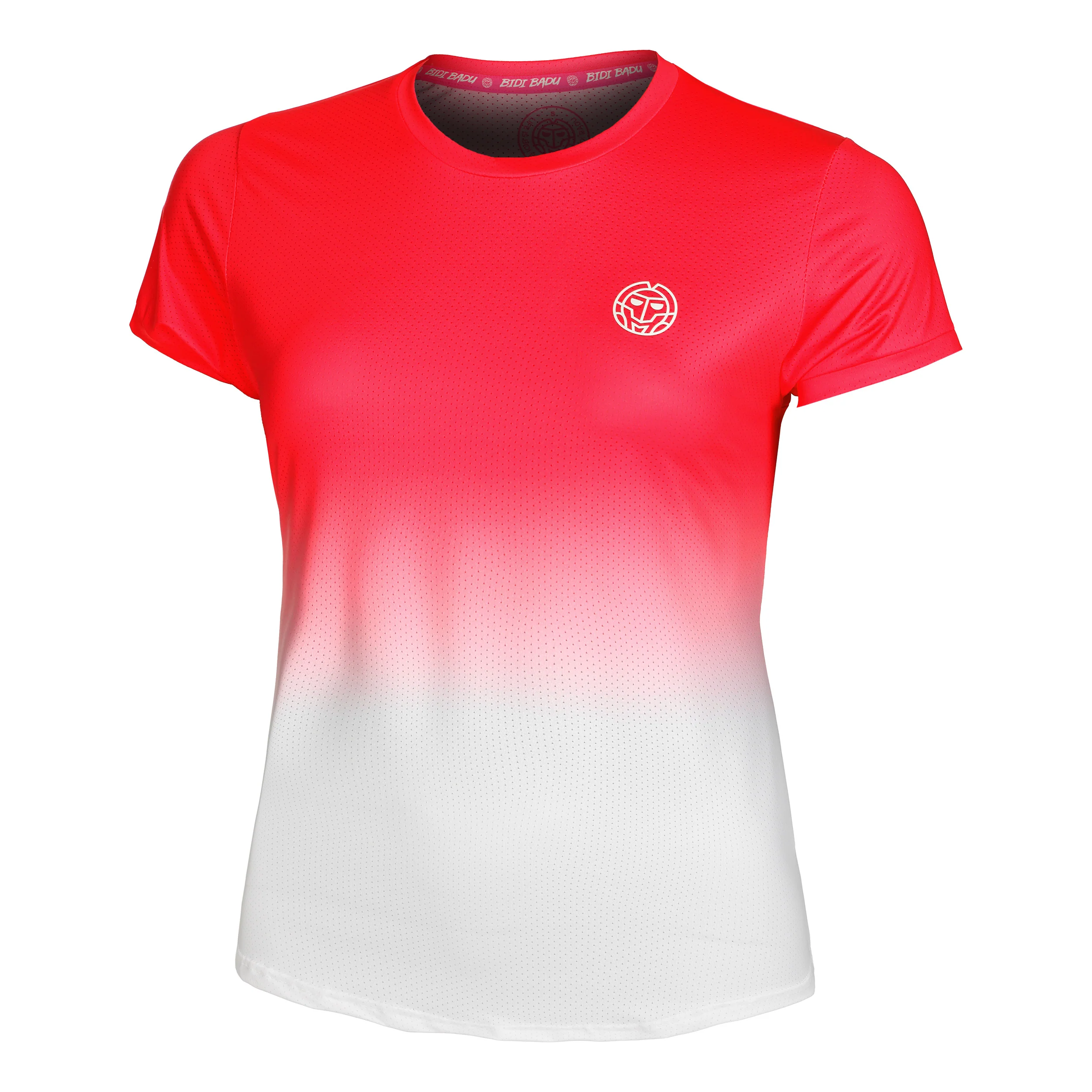 Crew Gradiant T-shirt Damer-Röd,Vit - Image 6