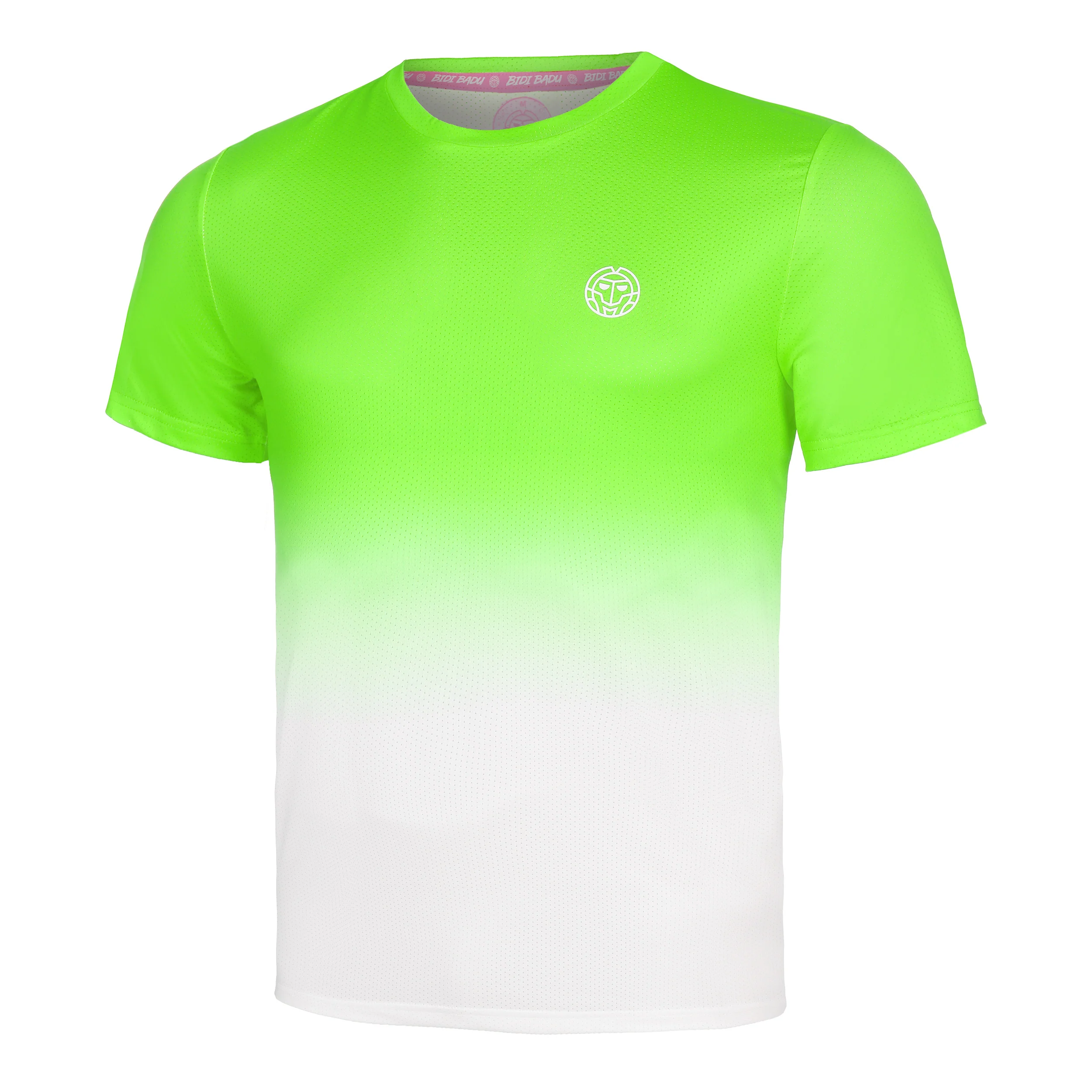 Crew Gradiant T-shirt Herrar-Neongrön,Vit - Image 5