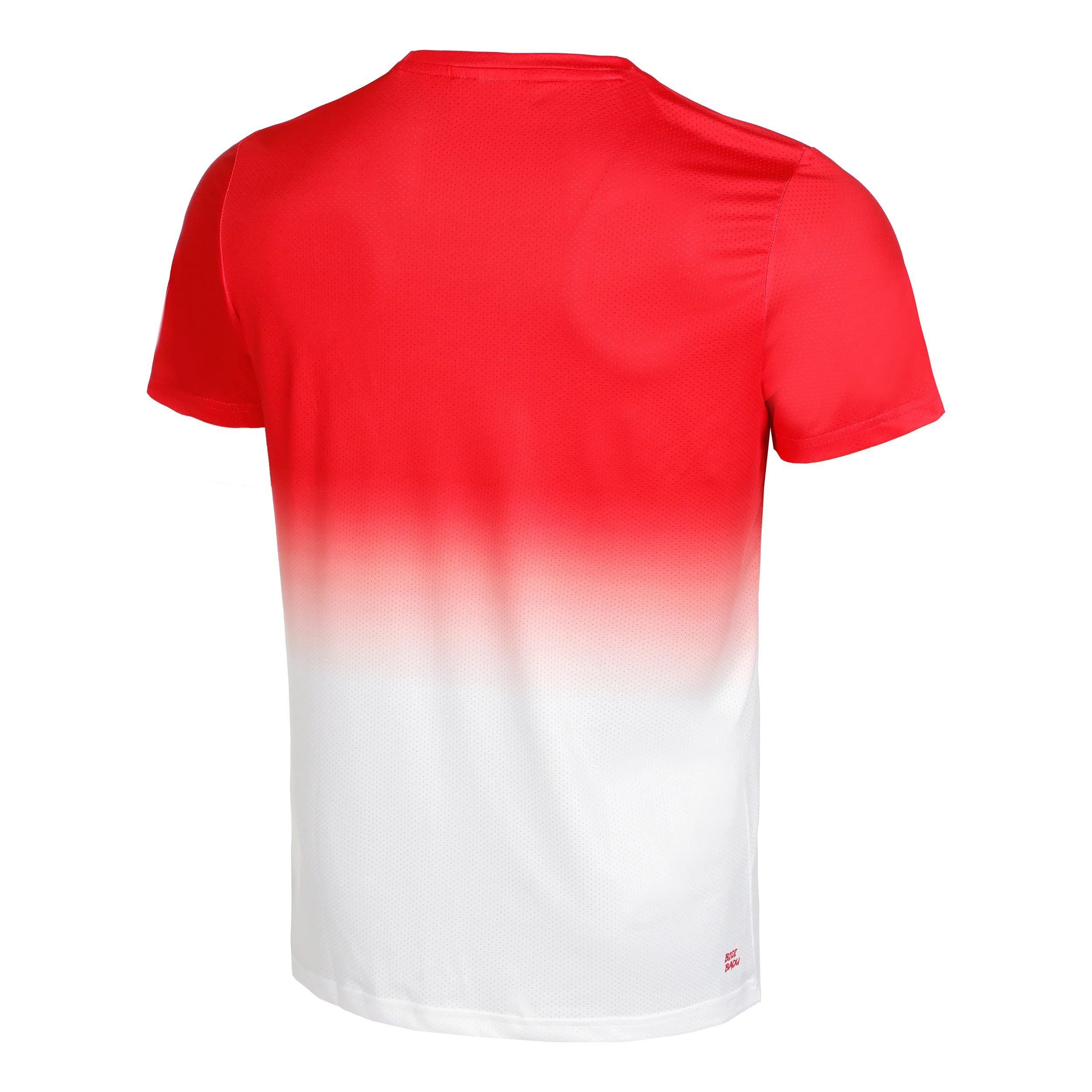 Crew Gradiant T-shirt Herrar-Röd,Vit - Image 2