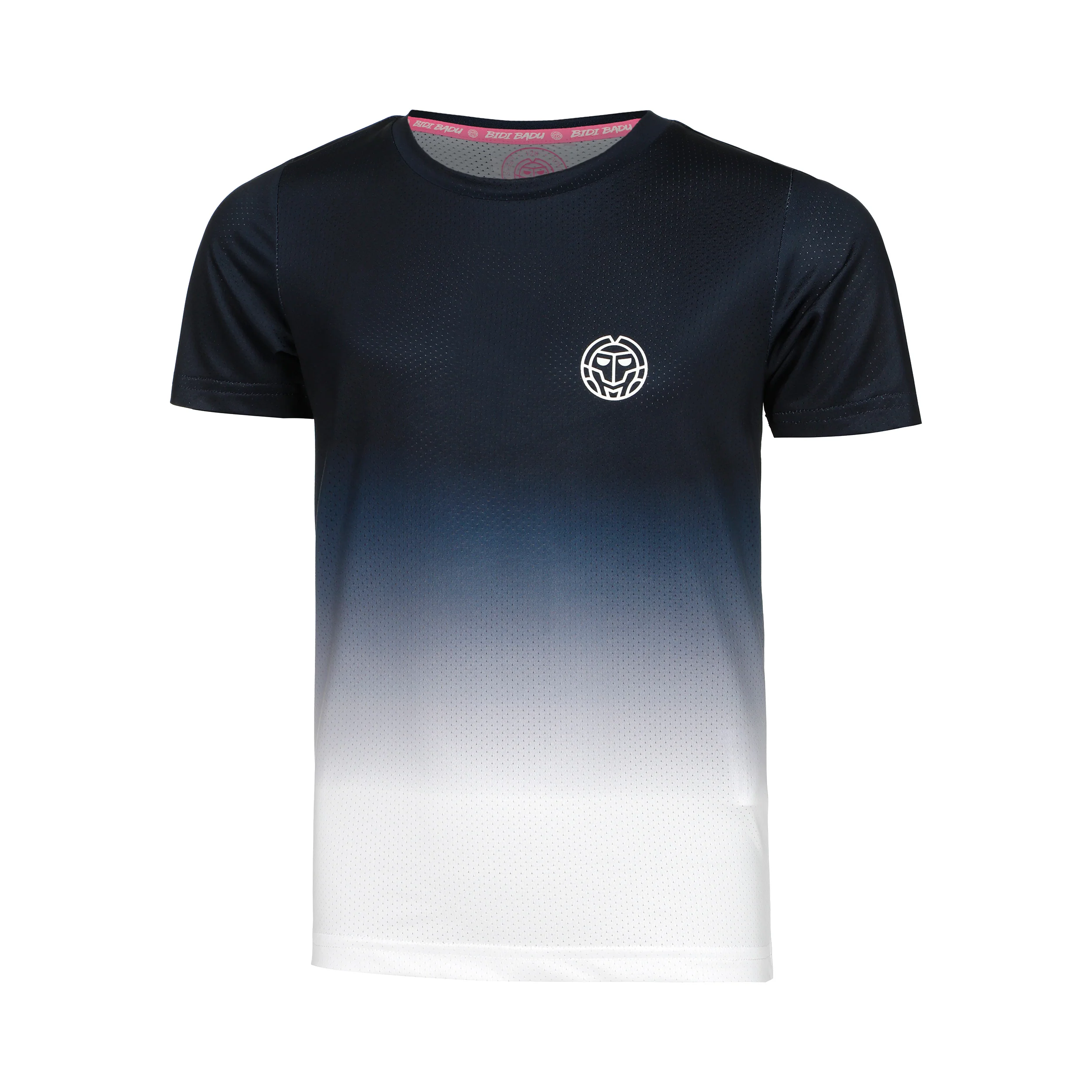 Crew Gradiant T-shirt Pojkar-Mörkblå,Vit