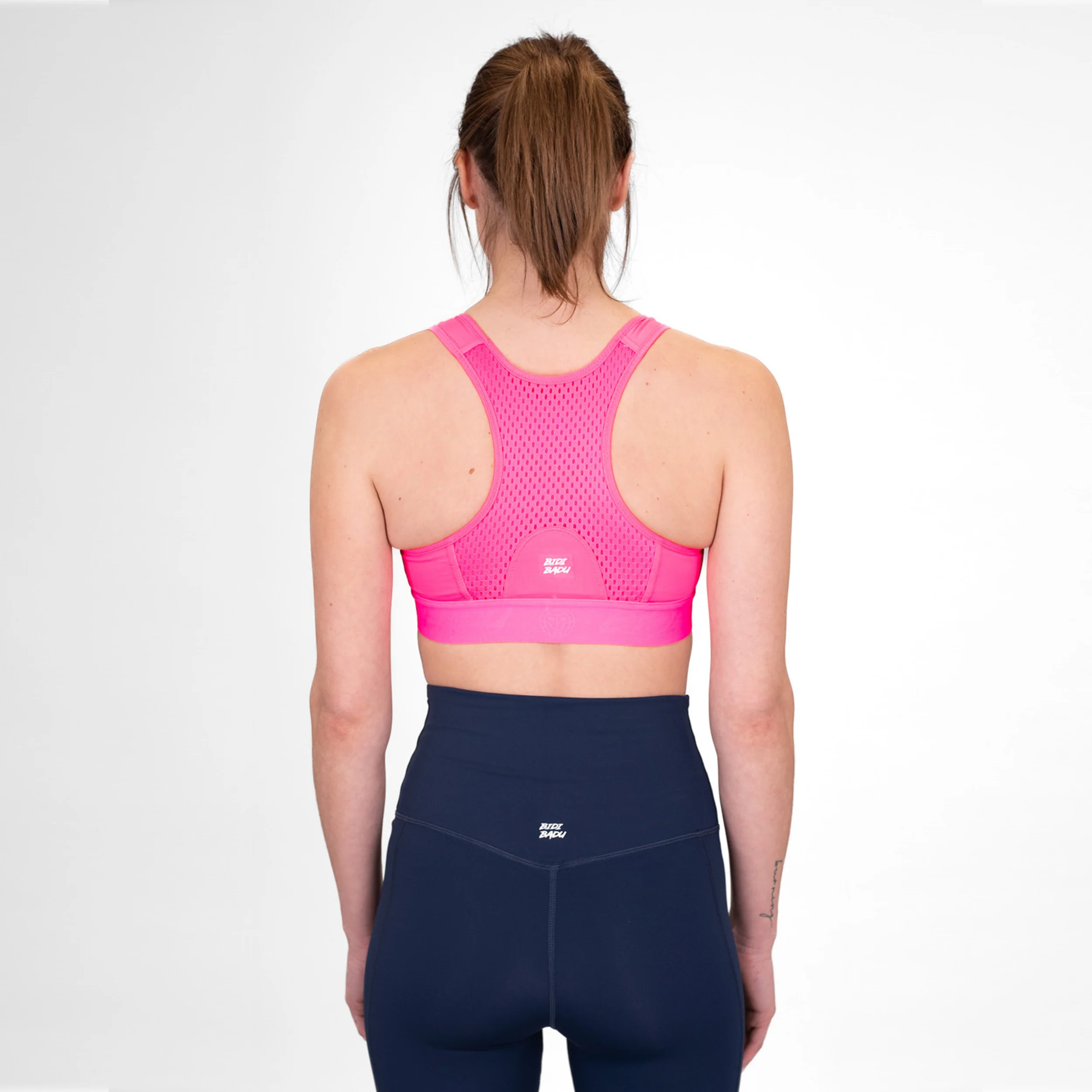 Crew High Support Sport-behå Damer-Pink - Image 2