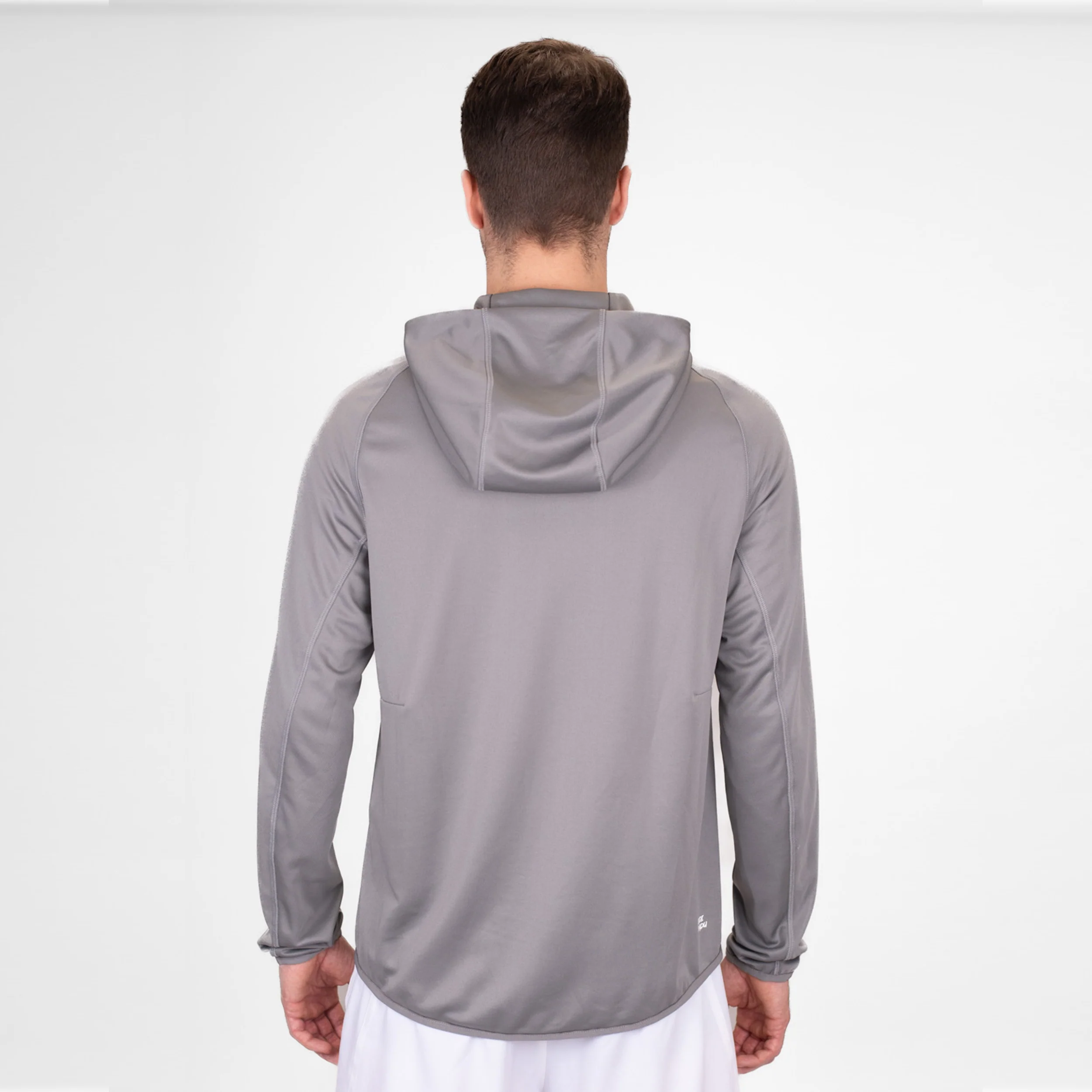 Crew Hood Träningsjacka Herrar-Grå - Image 7