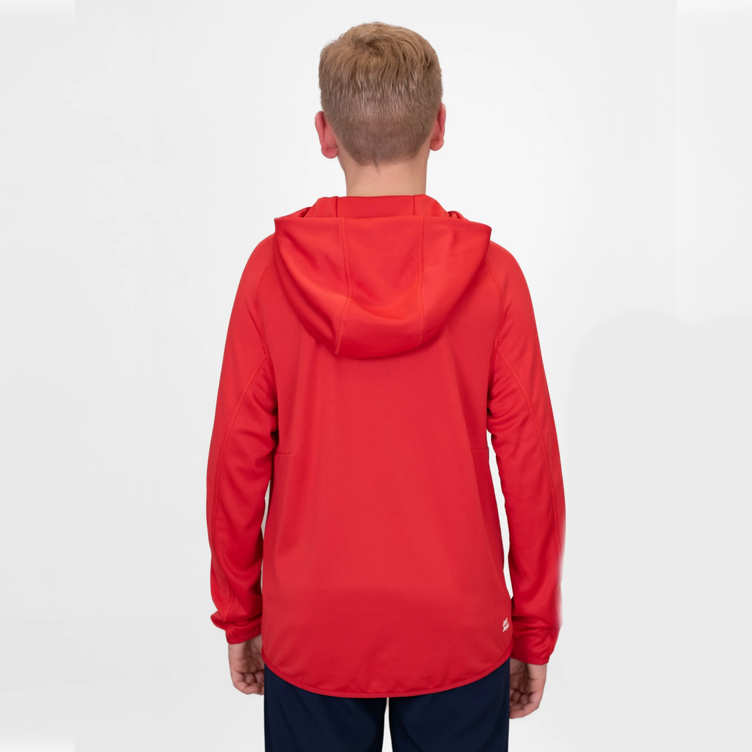Crew Hood Träningsjacka Pojkar-Röd - Image 7