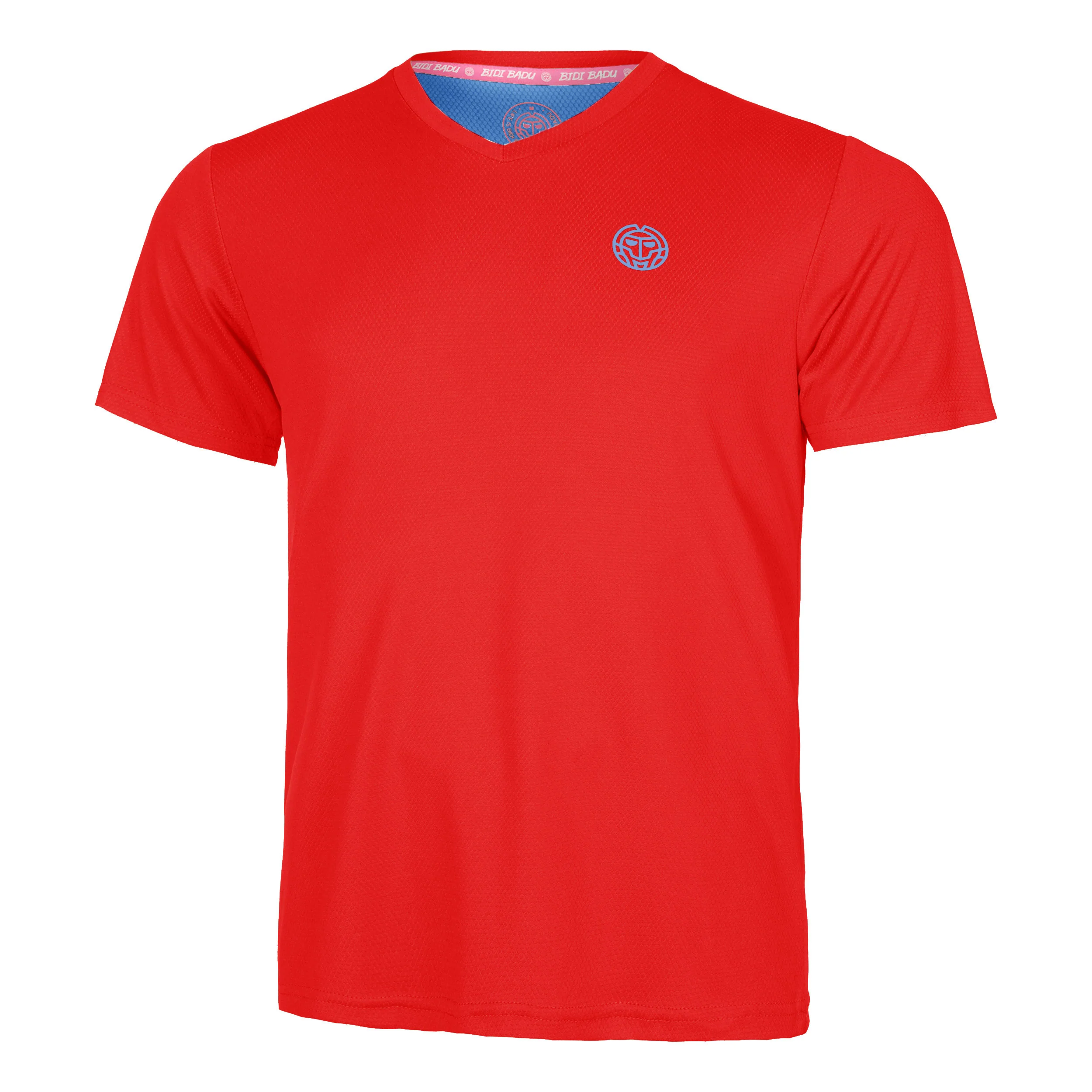 Crew Inside Out V-Neck T-shirt Herrar - röd