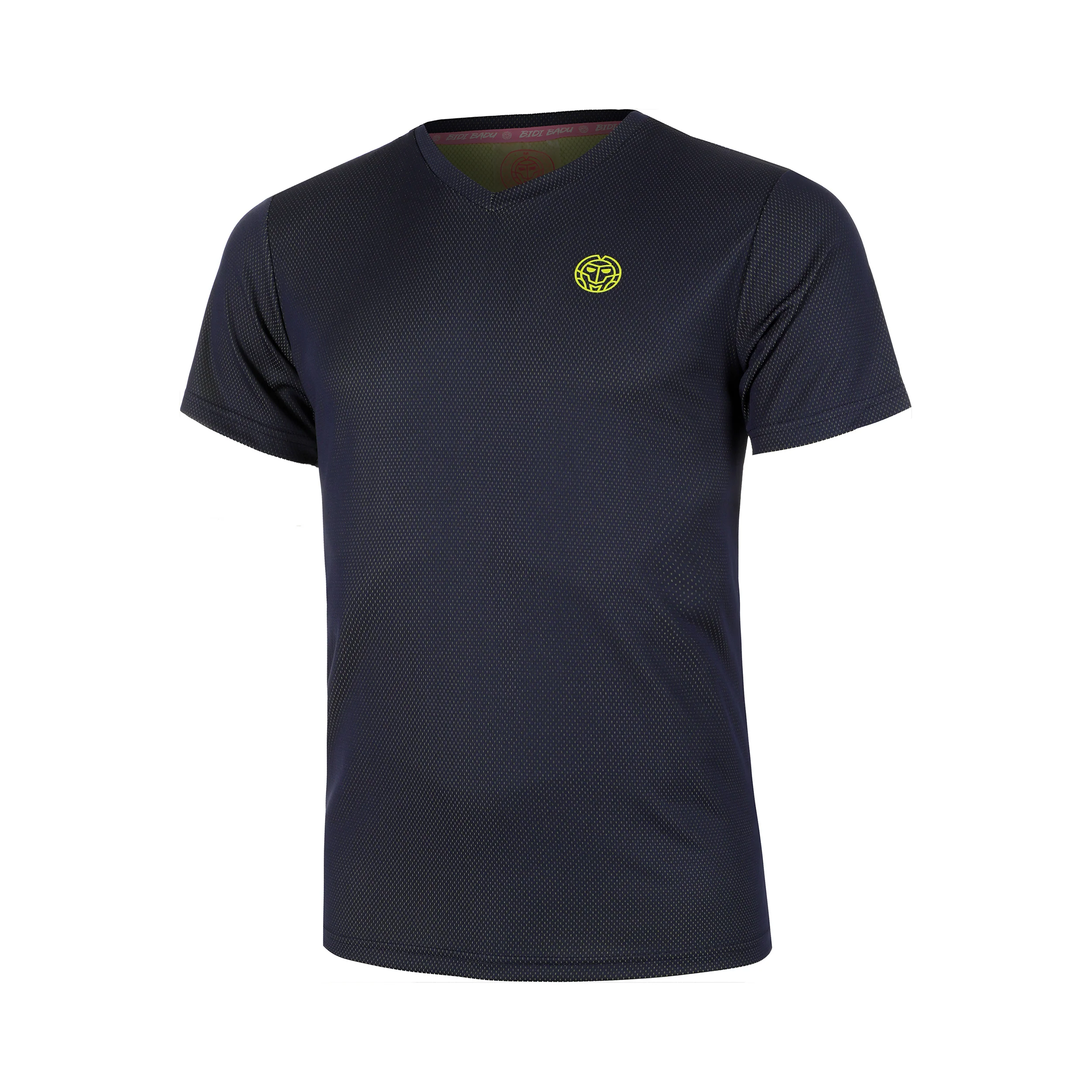 Crew Inside Out V-Neck T-shirt Pojkar-Mörkblå,Lime