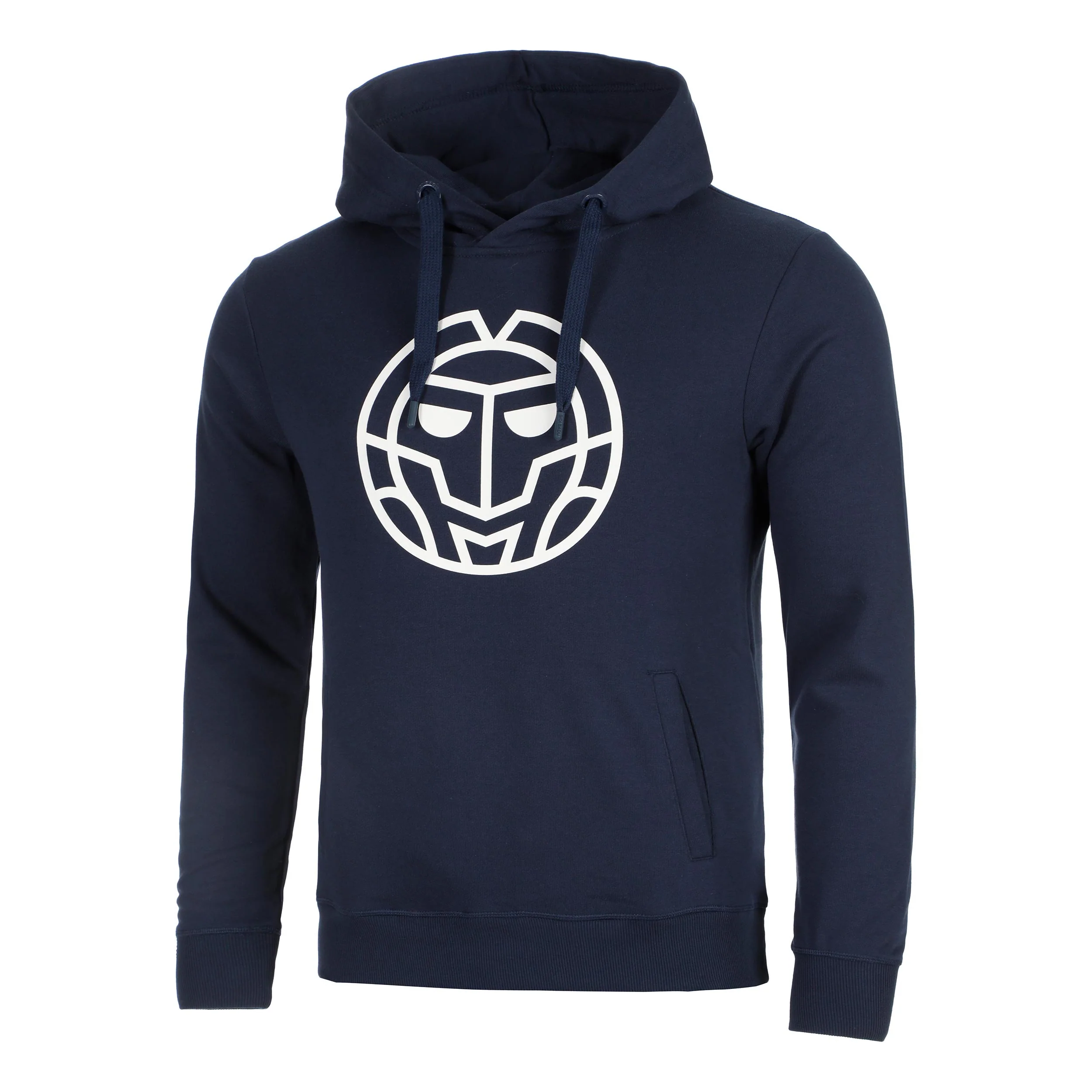 Crew Logo Huvtröja Herrar-Mörkblå