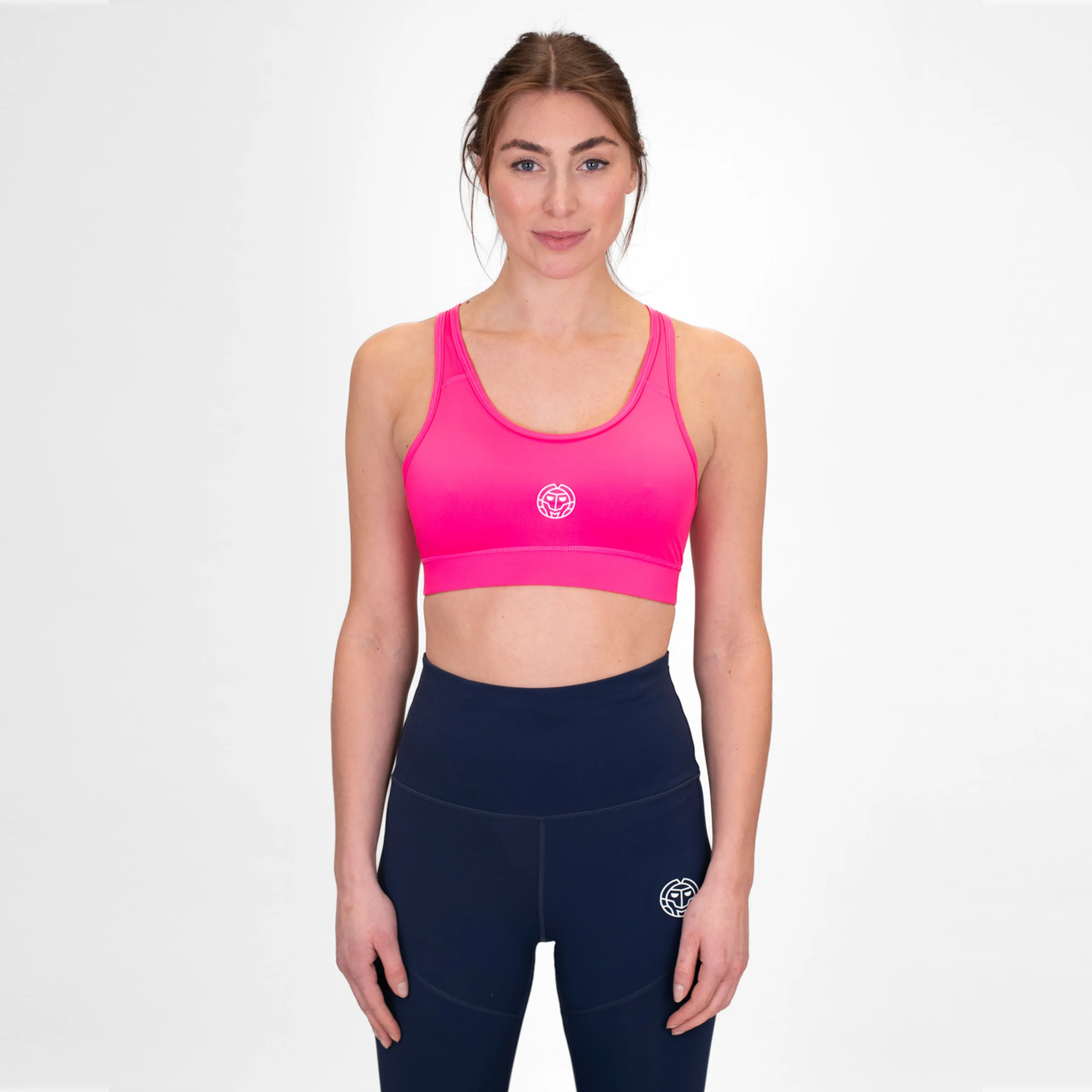 Crew Medium Support Sport-behå Damer-Pink - Image 5
