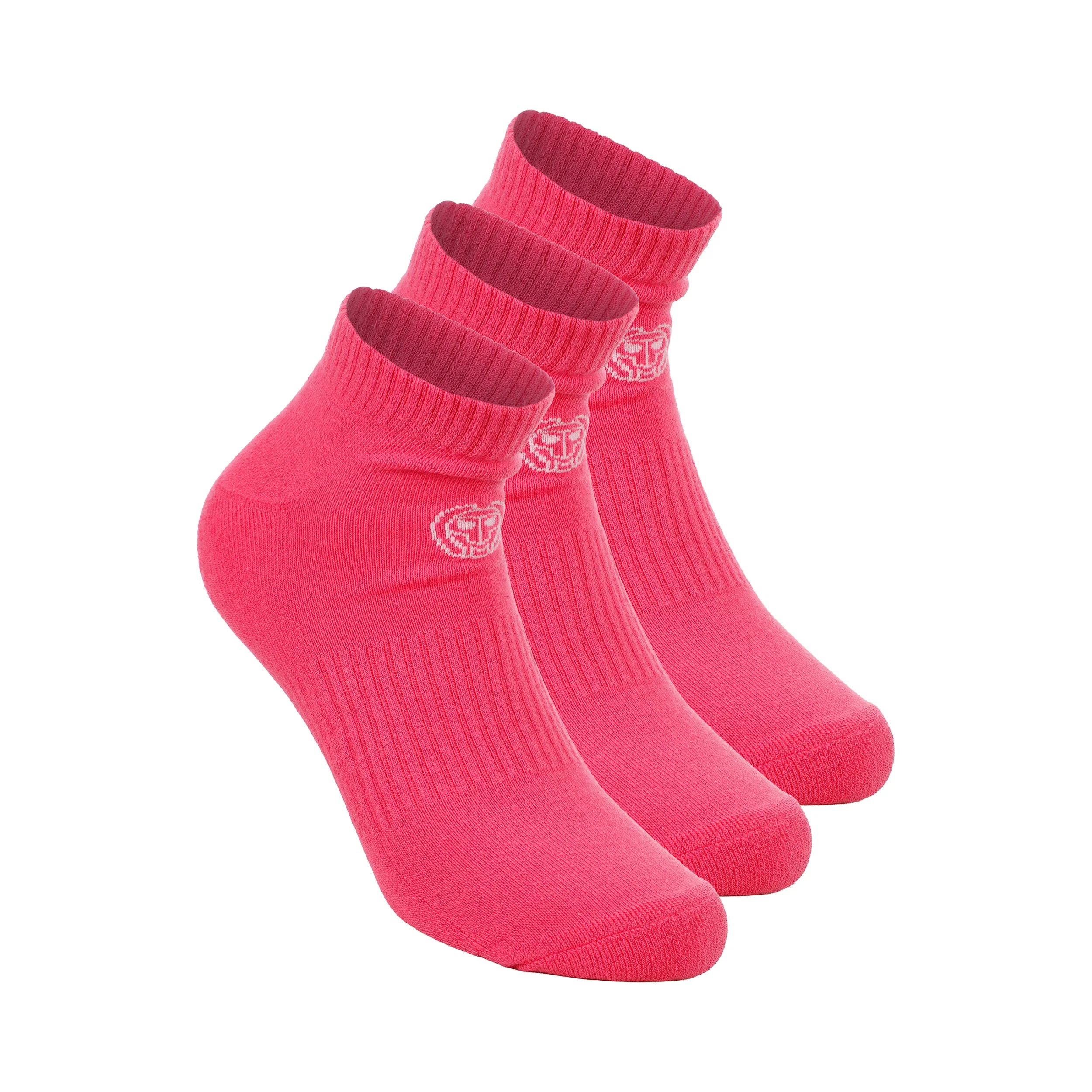 Crew Performance Tennisstrumpor 3-pack -pink