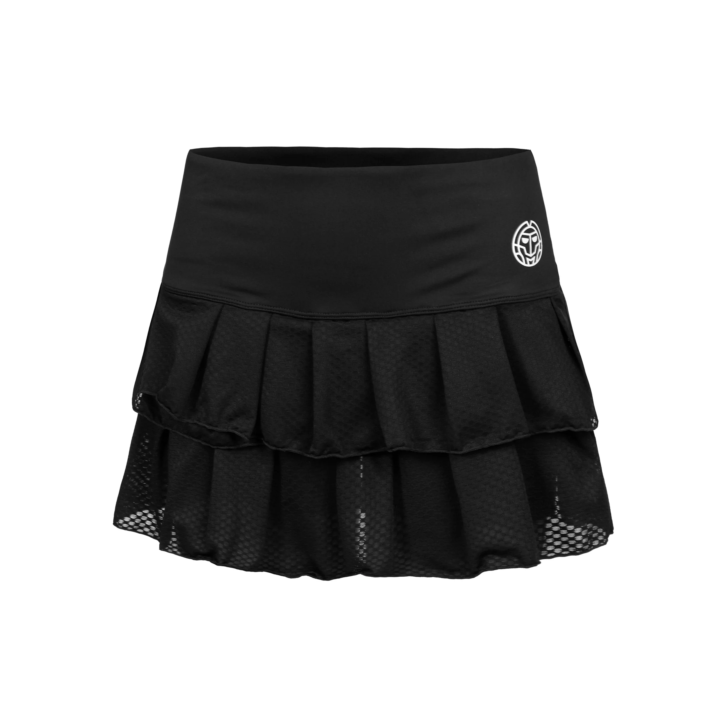 Crew Pleated Kjol Damer-Svart