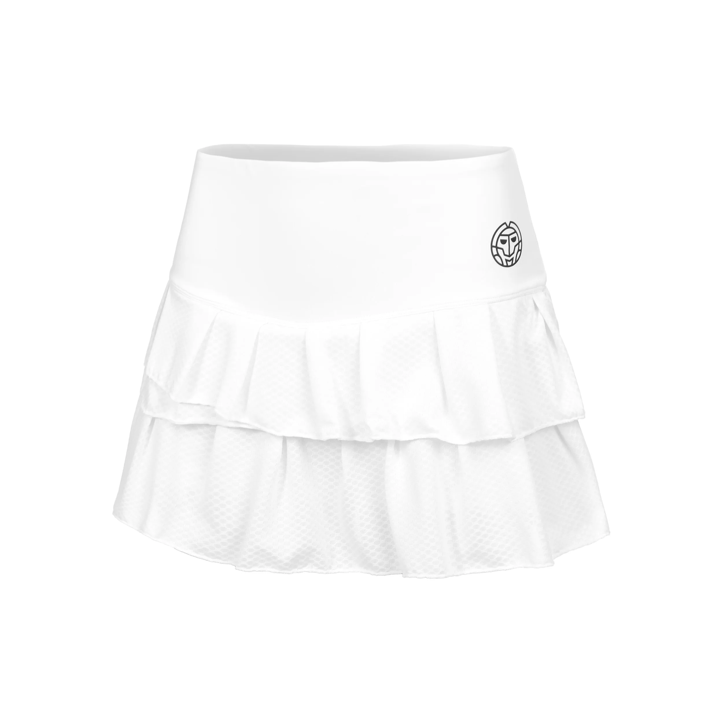Crew Pleated Kjol Damer-Vit