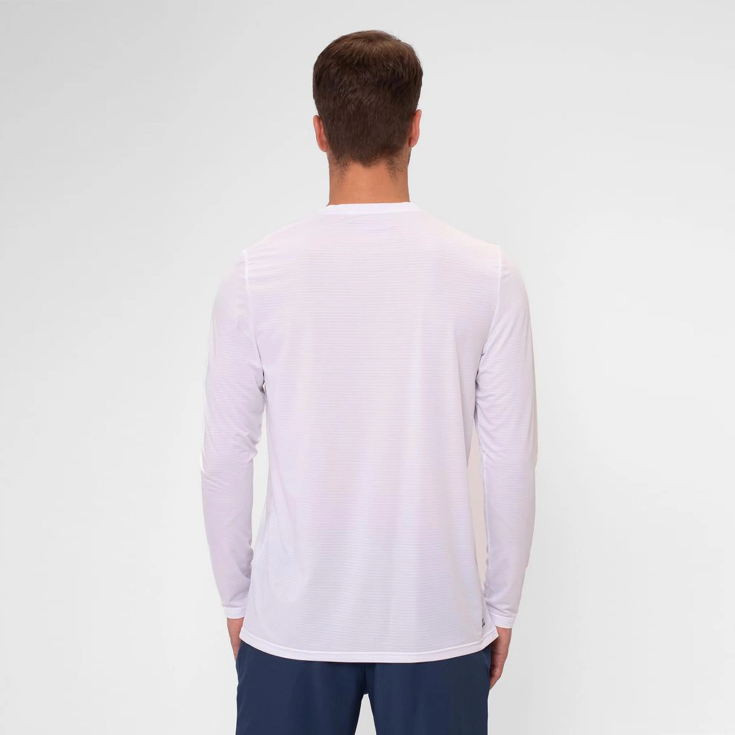 Crew Roundneck Långärmat Herrar-Vit - Image 2