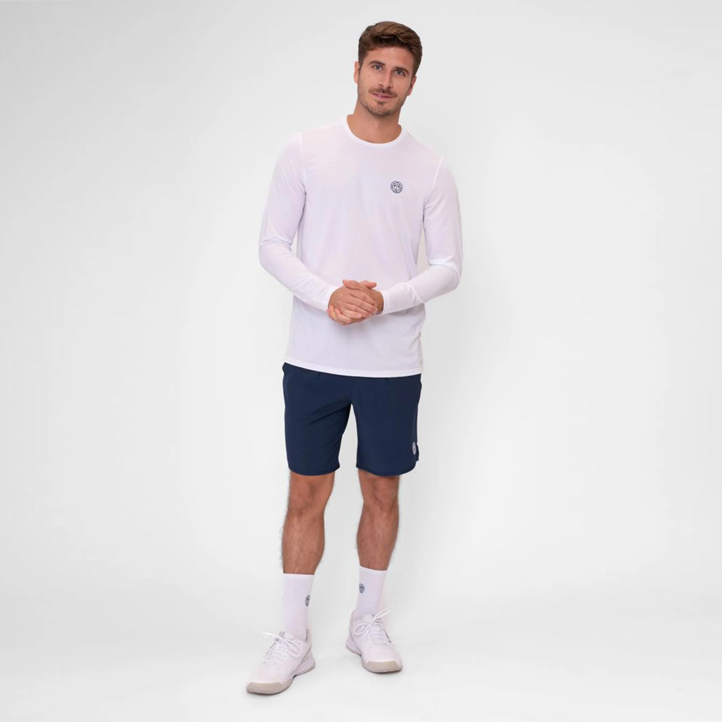 Crew Roundneck Långärmat Herrar-Vit - Image 3