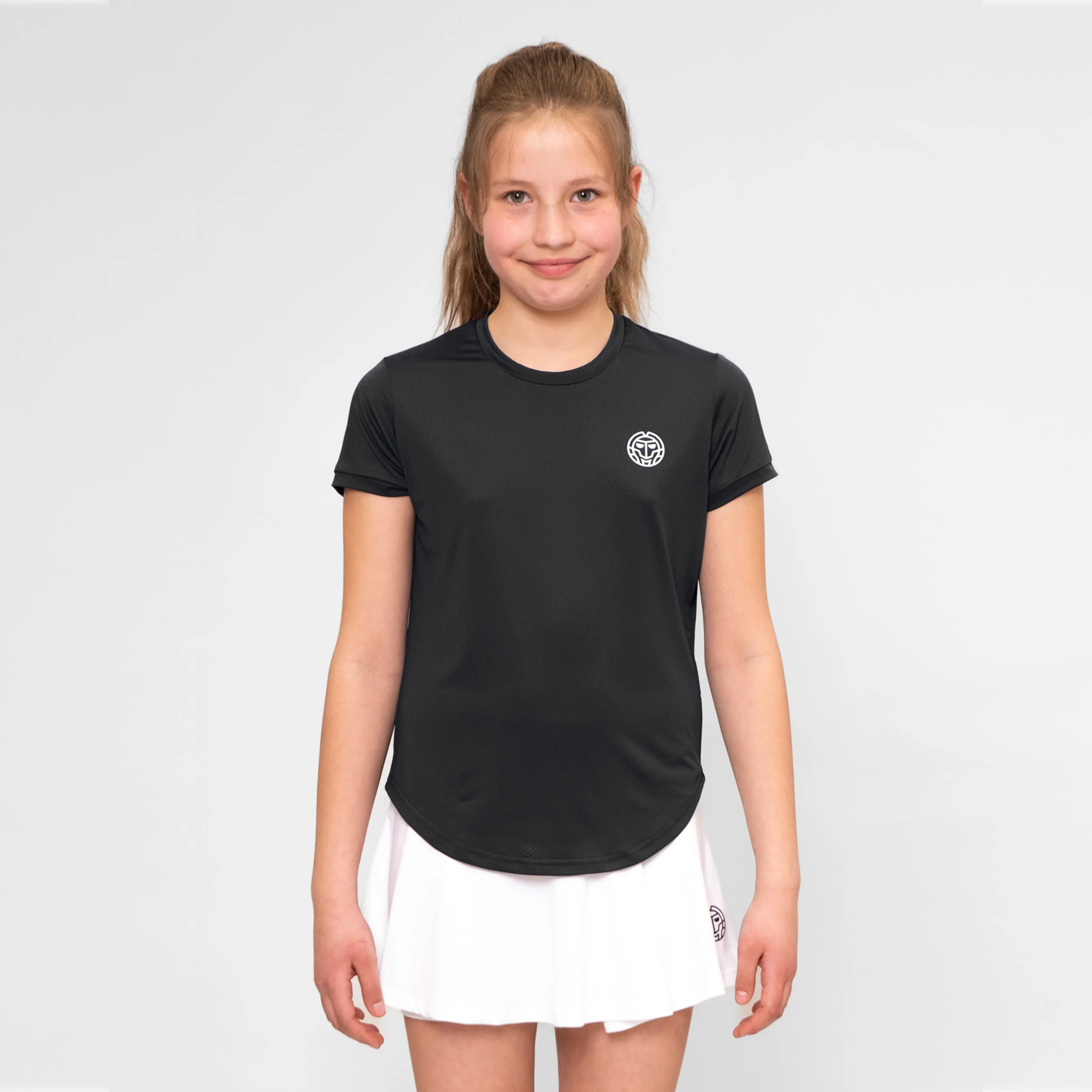 Crew T-shirt Flickor-Svart - Image 5