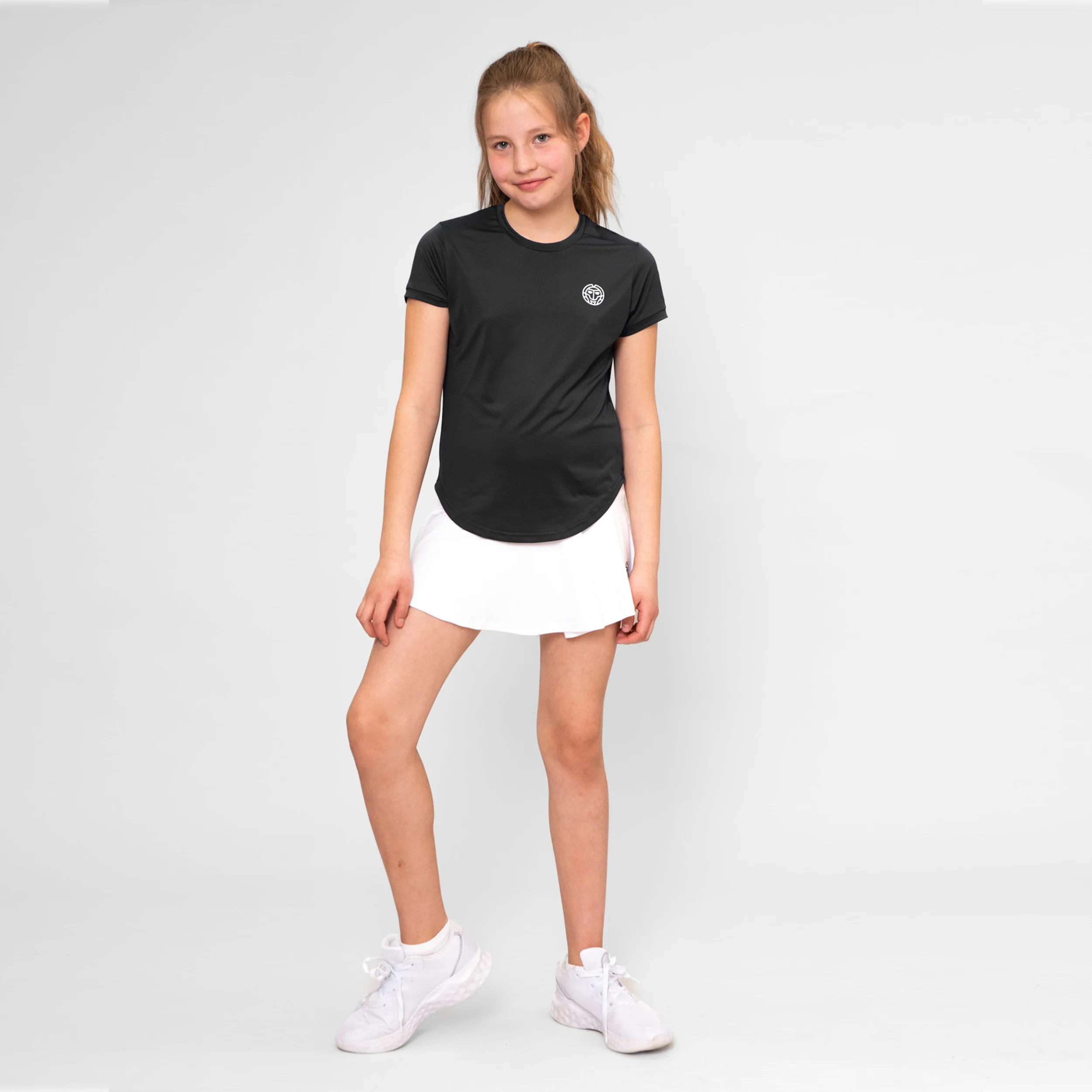 Crew T-shirt Flickor-Svart - Image 8