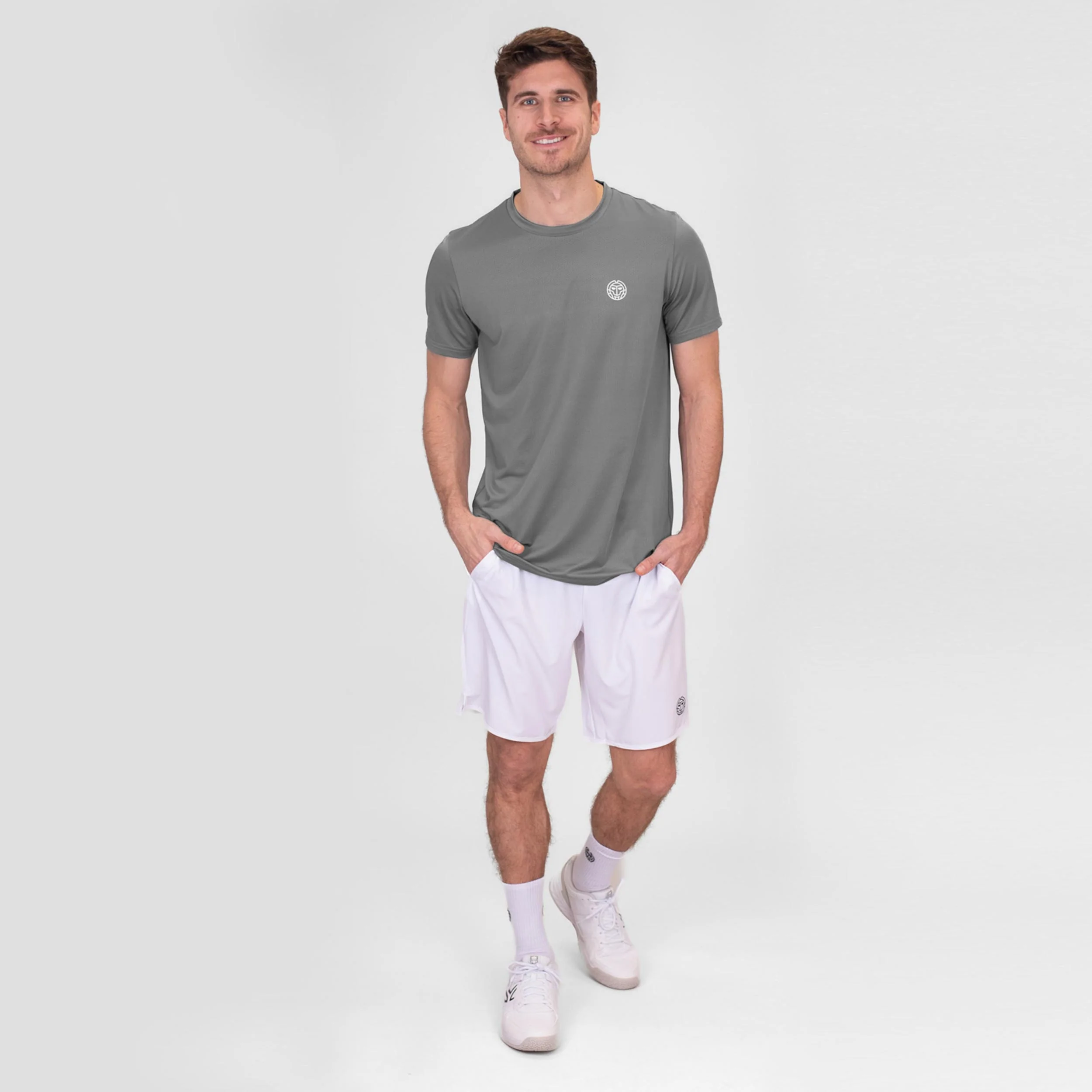 Crew T-shirt Herrar-Grå - Image 3