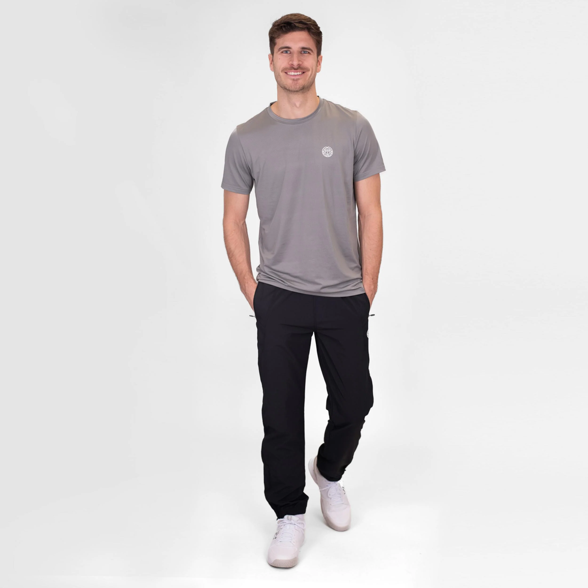 Crew T-shirt Herrar-Grå - Image 4