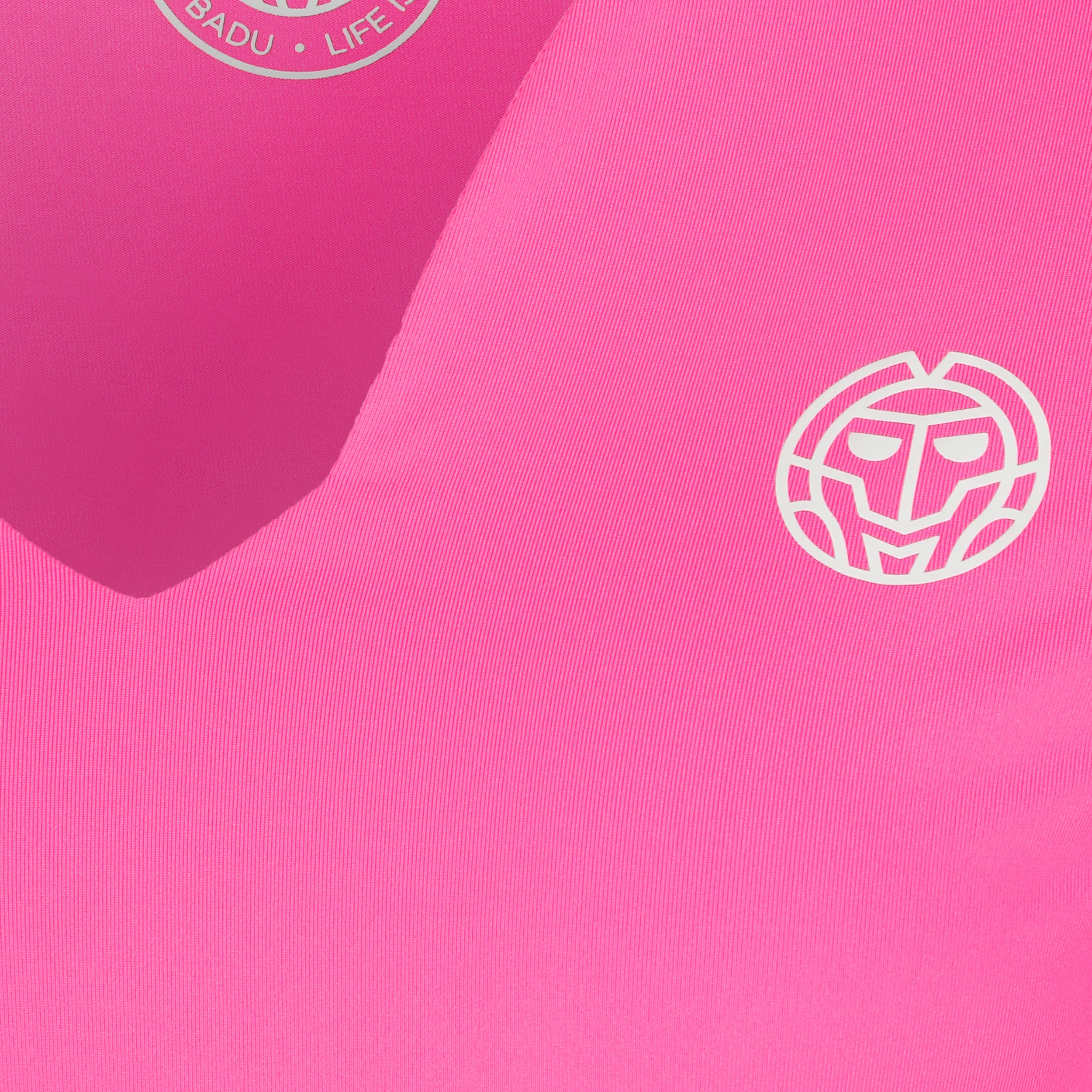 Crew V-Neck Långärmat Damer-Pink - Image 3