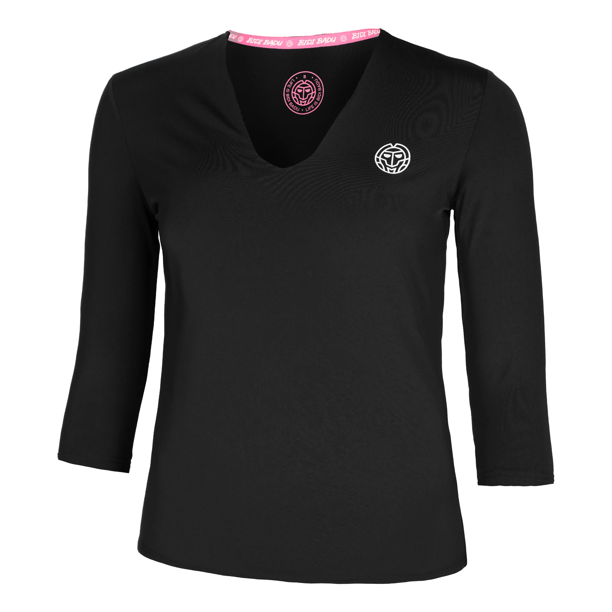 Crew V-Neck Långärmat Damer-Svart - Image 5