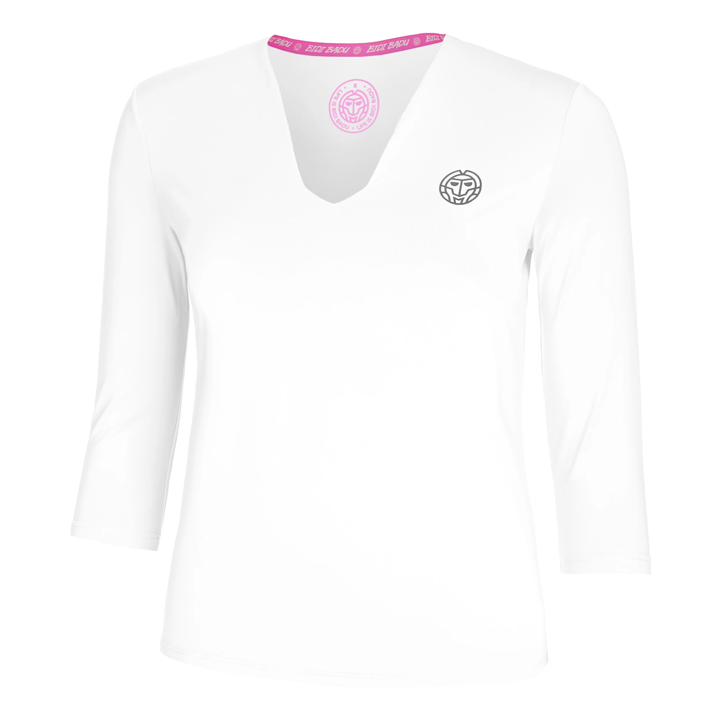 Crew V-Neck Långärmat Damer-Vit - Image 5