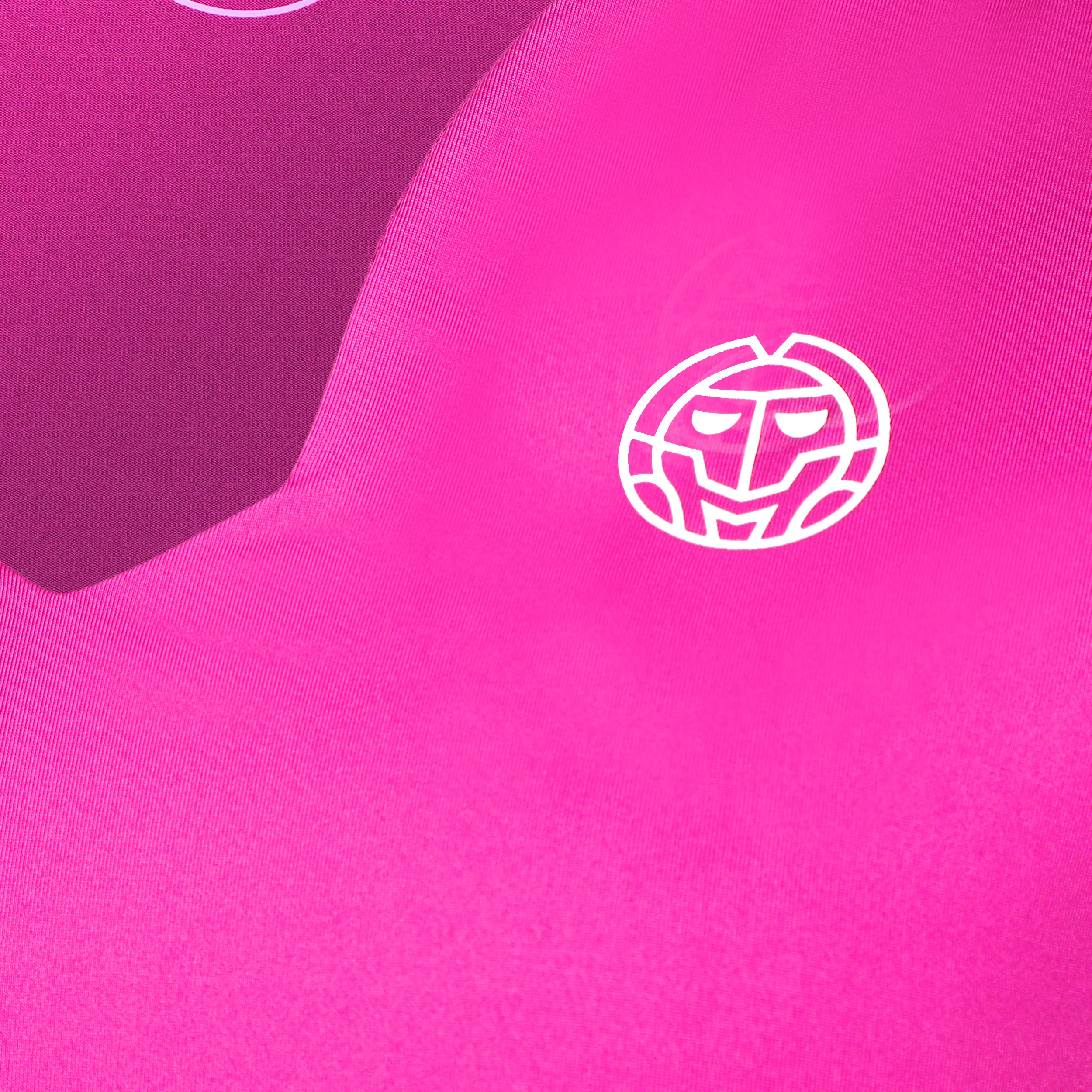 Crew V-Neck T-shirt Damer-Pink - Image 3