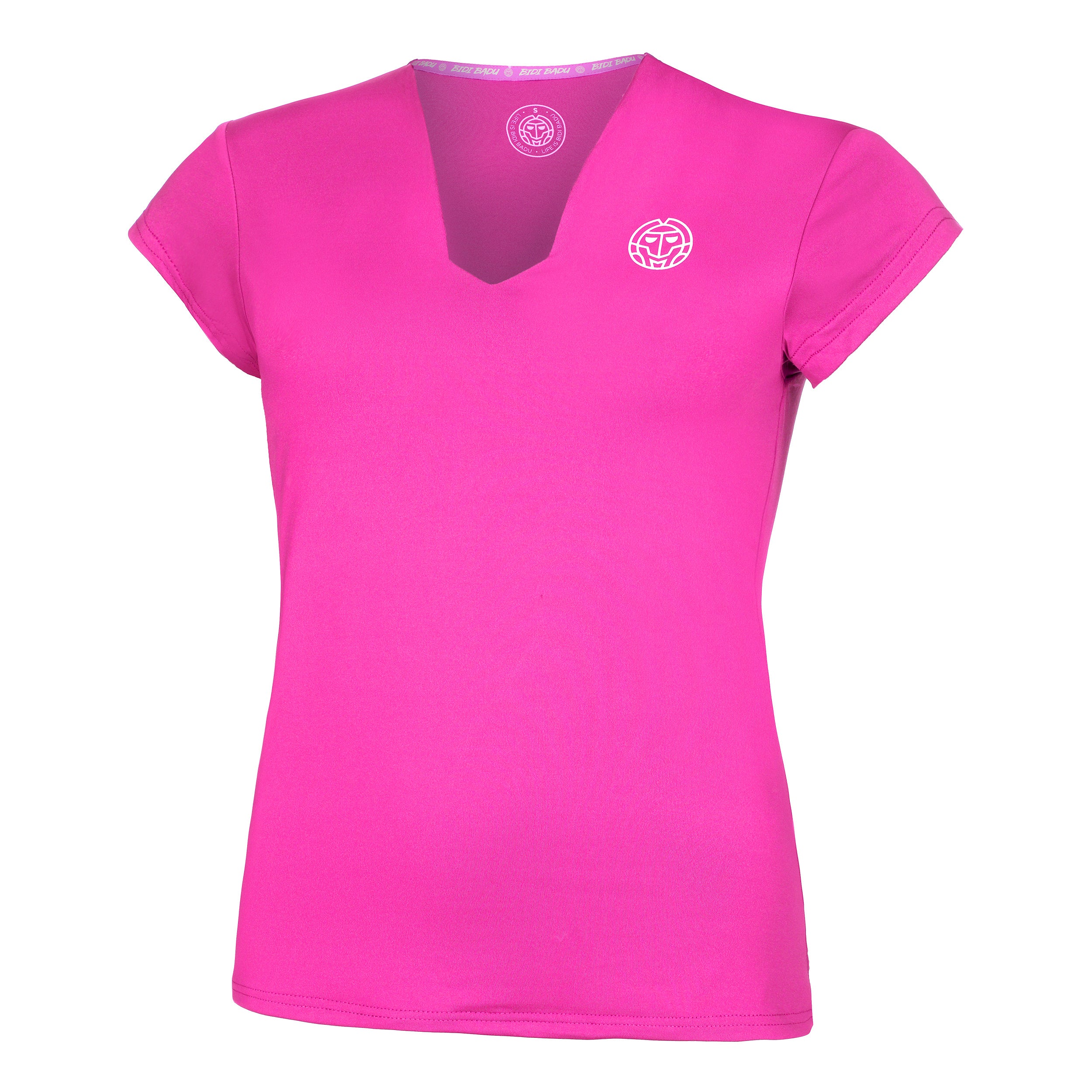 Crew V-Neck T-shirt Damer-Pink - Image 5