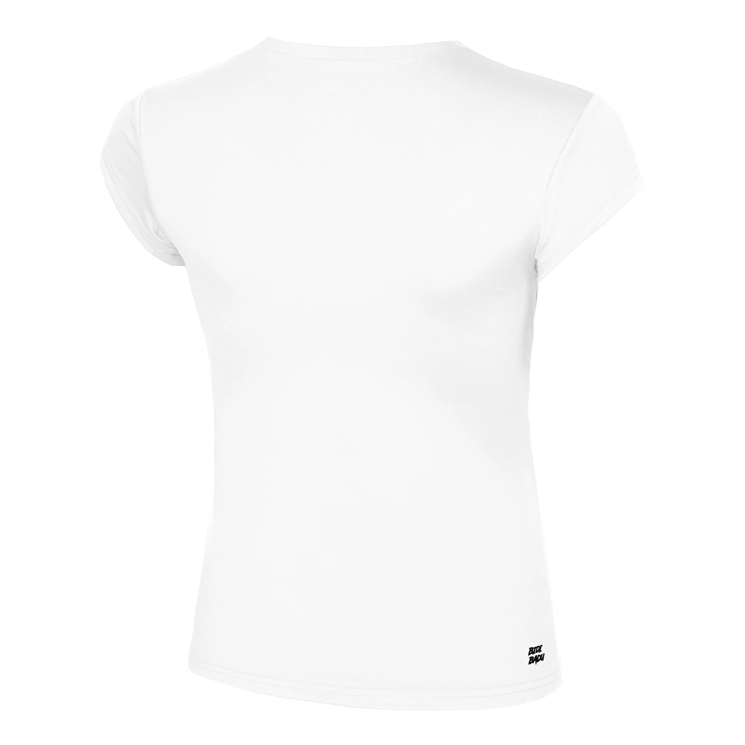 Crew V-Neck T-shirt Damer-Vit - Image 2