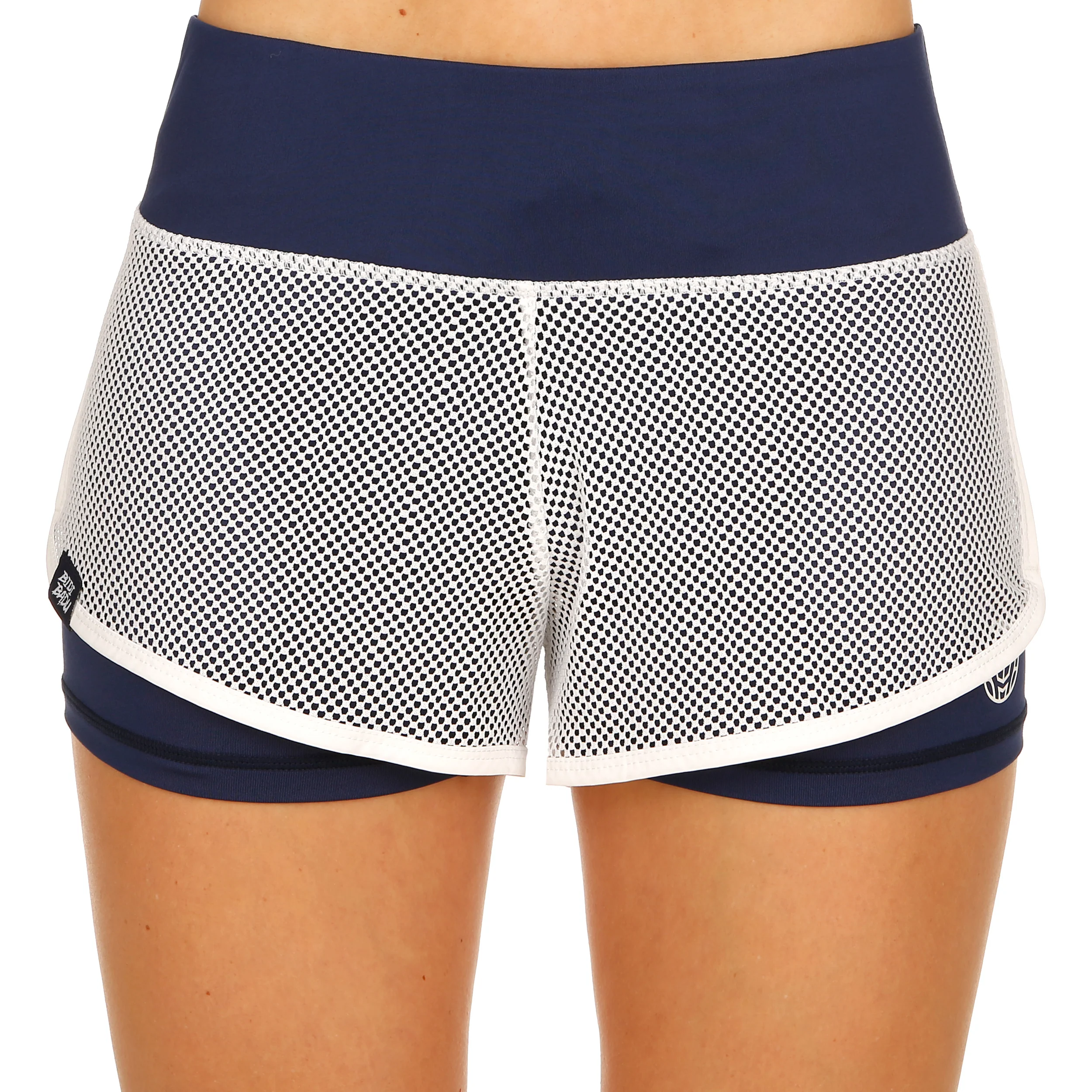 Efia Tech (2in1) Shorts Damer-Mörkblå,Vit - Image 3