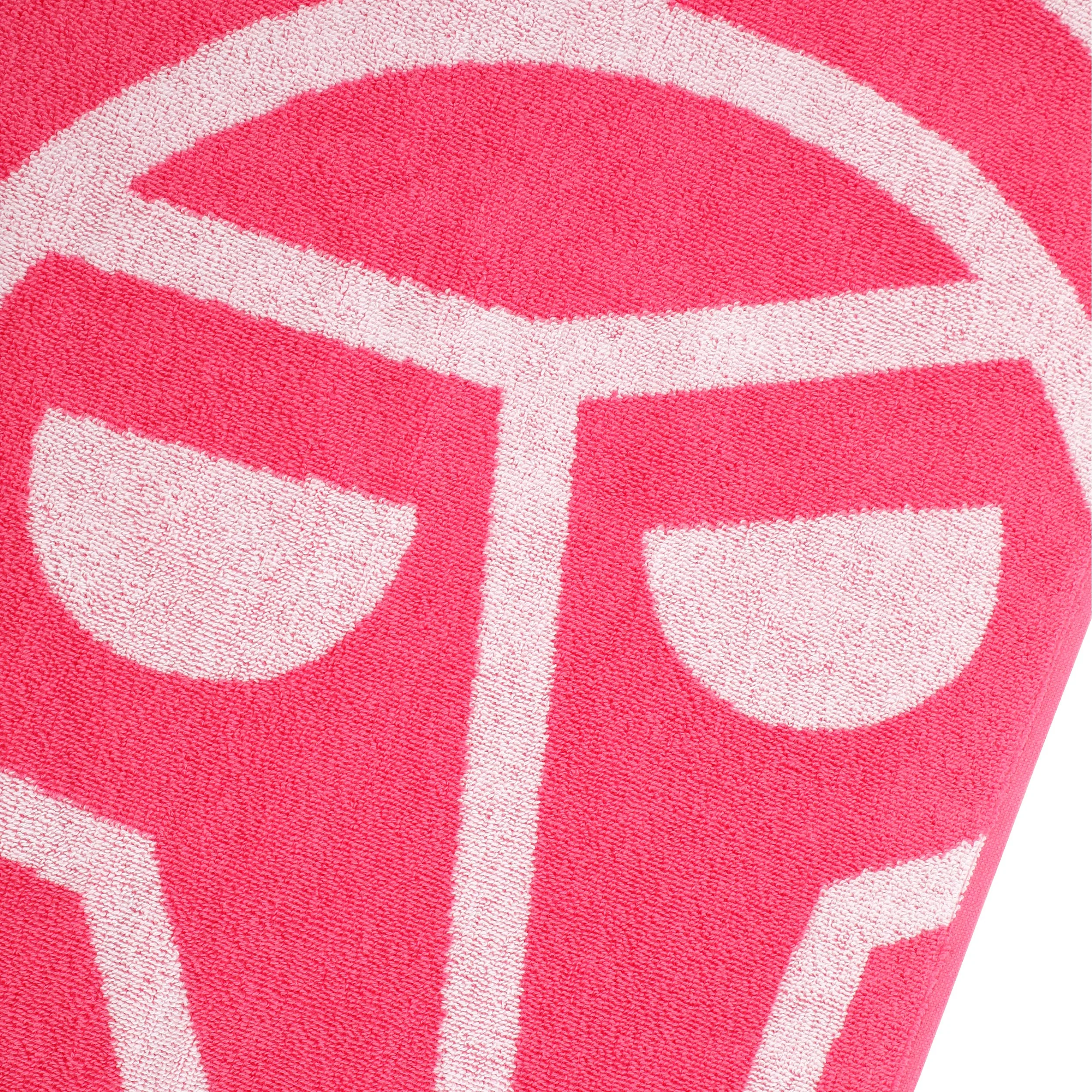 Handduk -pink, vit - Image 3
