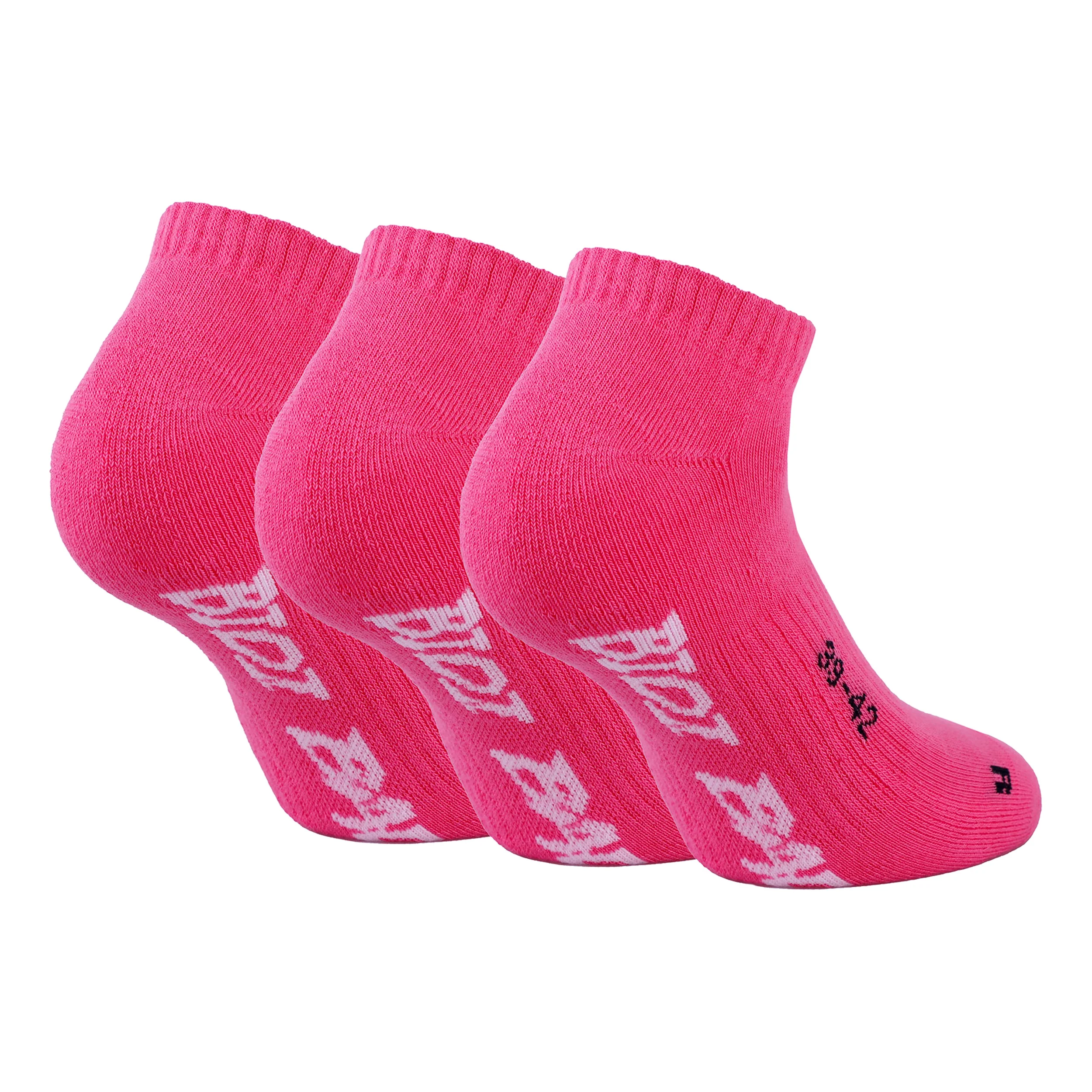 Leana No Show Tech Sportstrumpor 3-pack Damer-Pink,Vit - Image 2