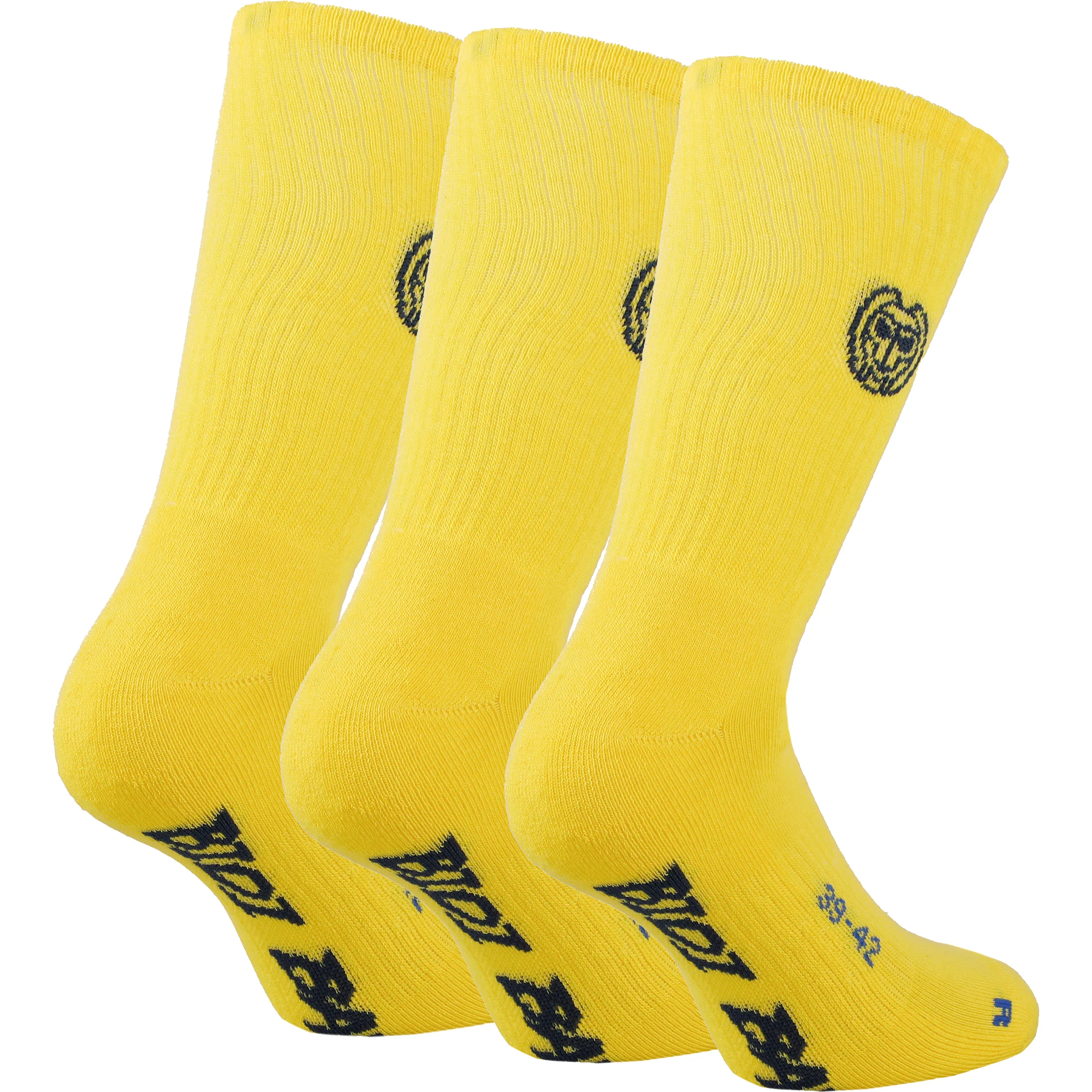 Matayo Crew Tech Sportstrumpor 3-pack Herrar-Gul,Svart - Image 2