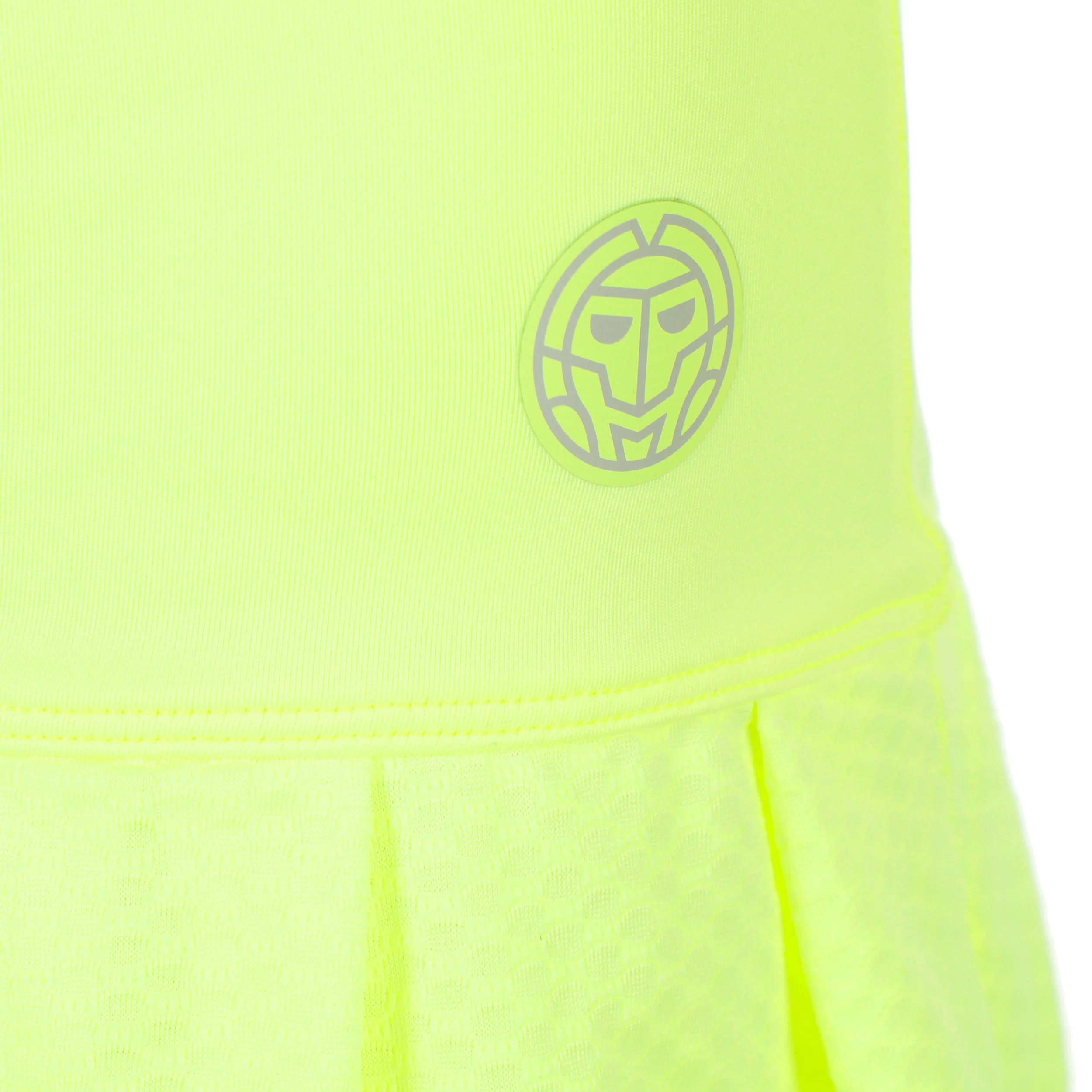 Out of Control Pleated Kjol Damer - neongul - Image 3
