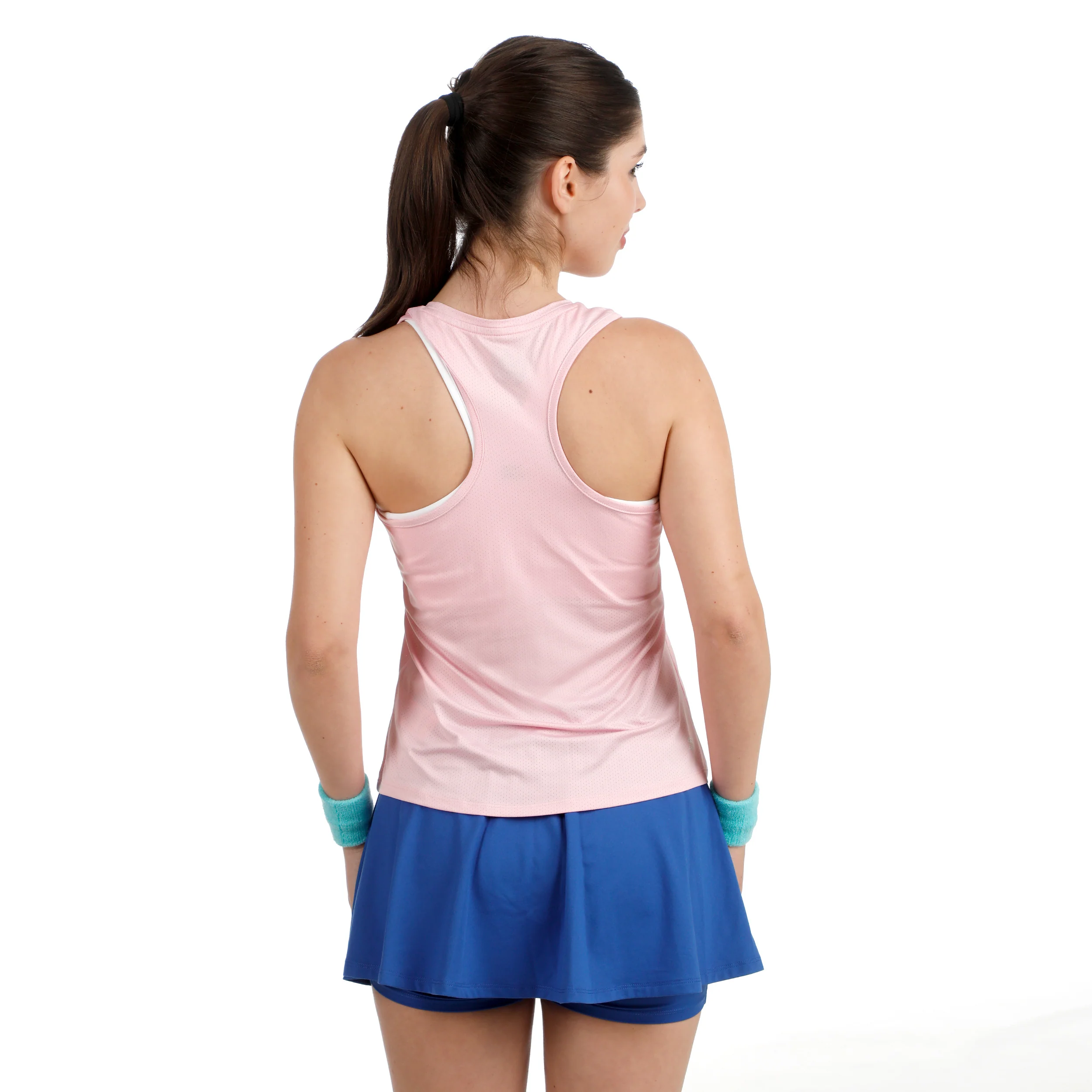 Out of Control Racerback Linne Damer - rosa, vit - Image 6