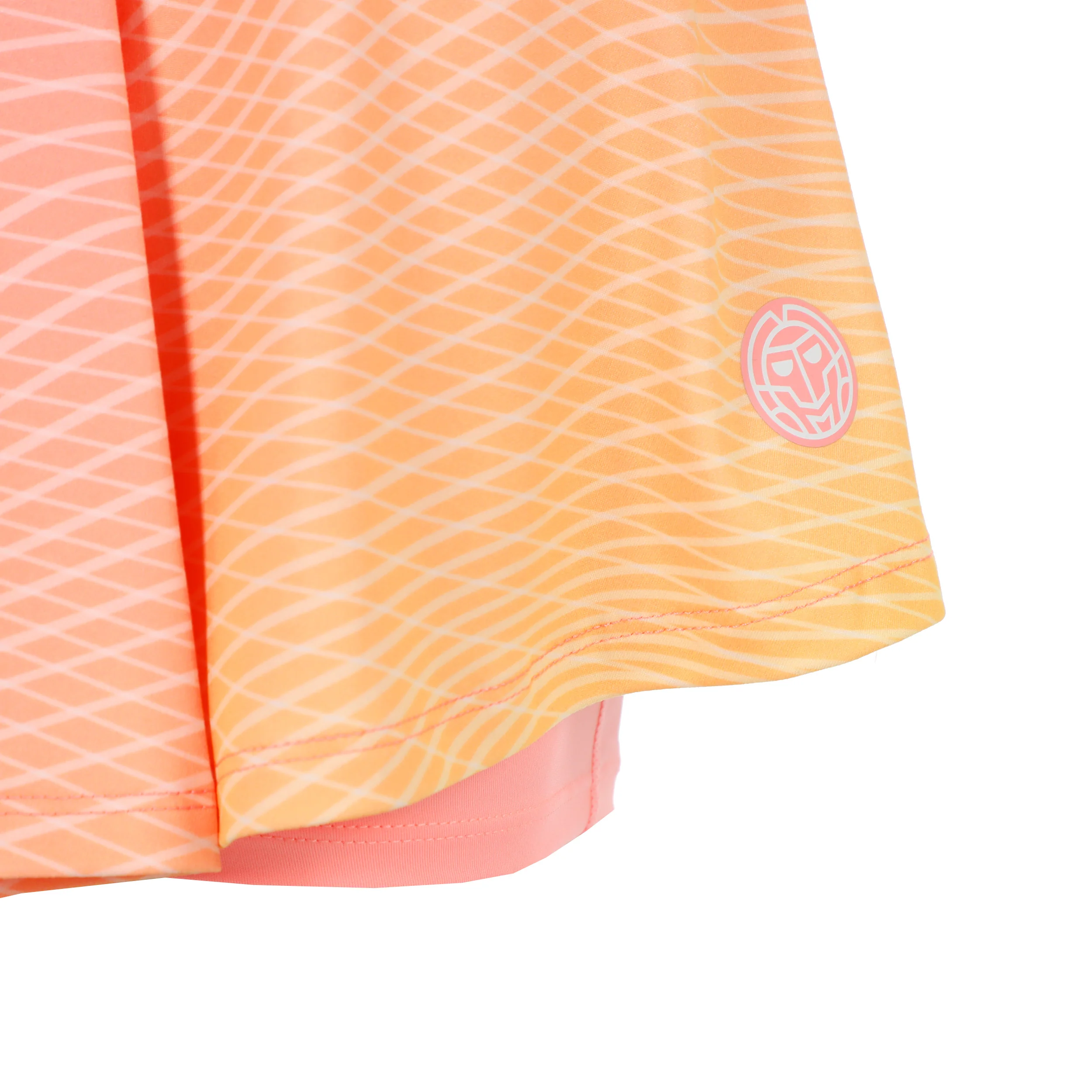 Out of Control Wavy Kjol Flickor-pink, neongul - Image 3