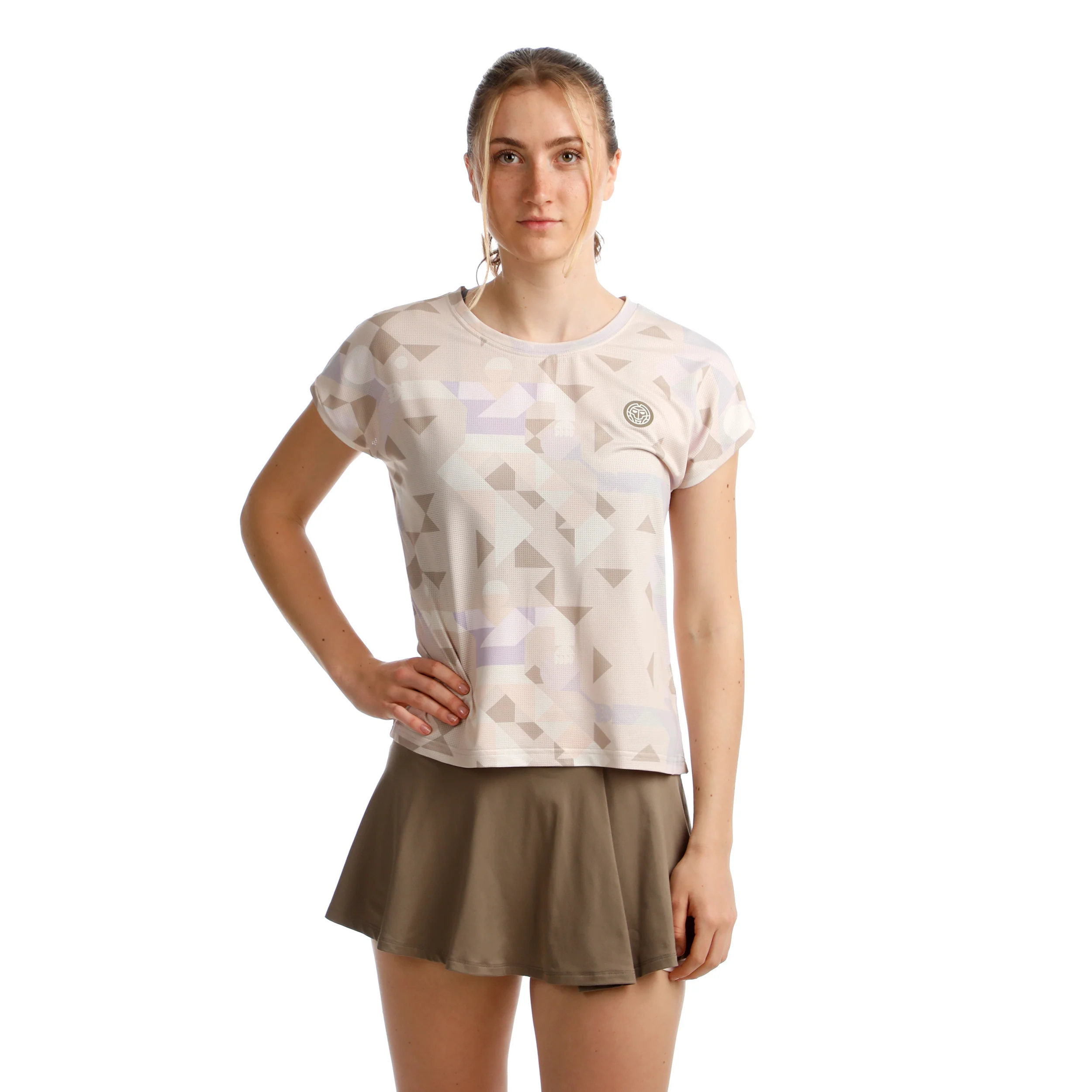 Paris 2025 T-shirt Damer-Beige - Image 6