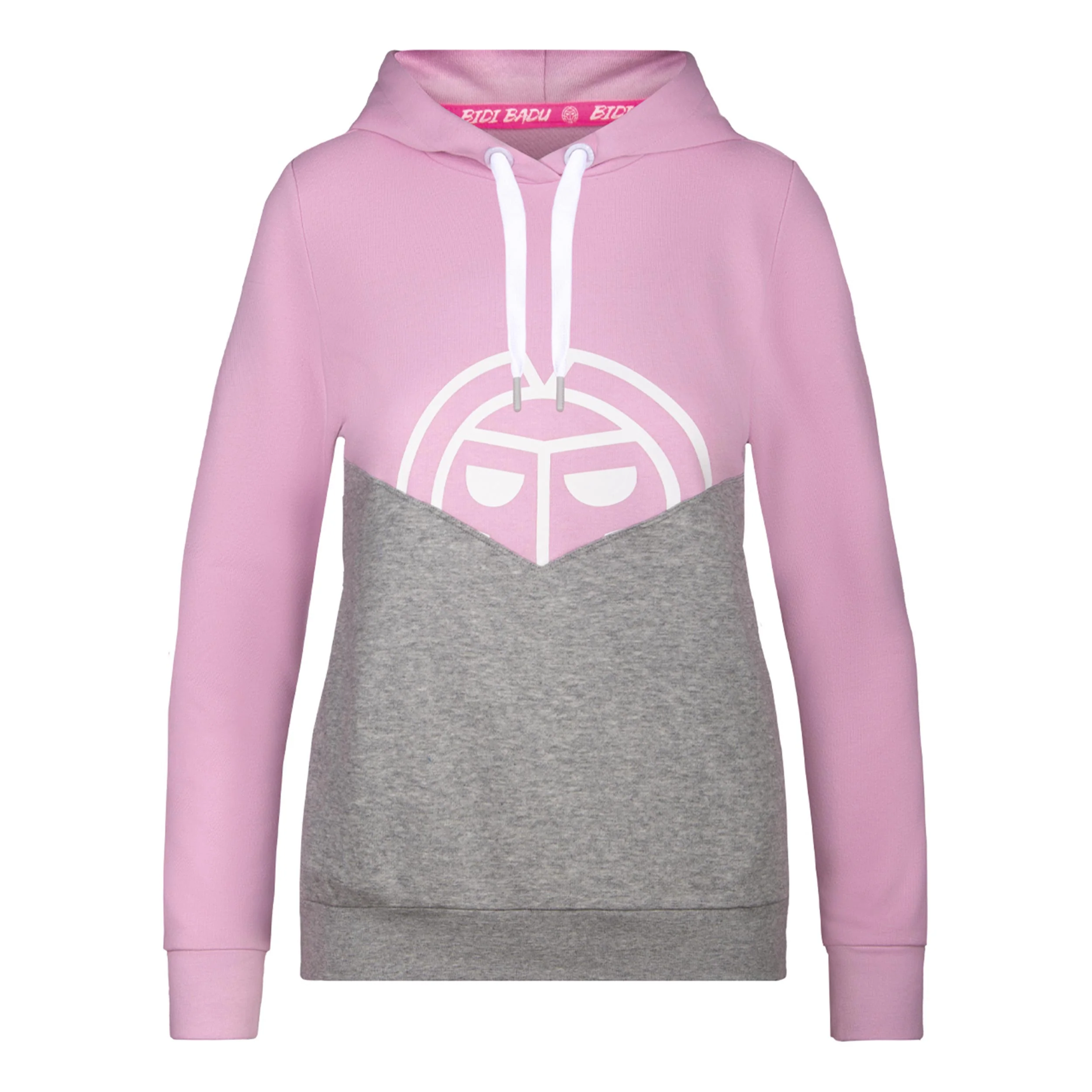 Salia Lifestyle Huvtröja Damer-Rosa,Ljusgrå