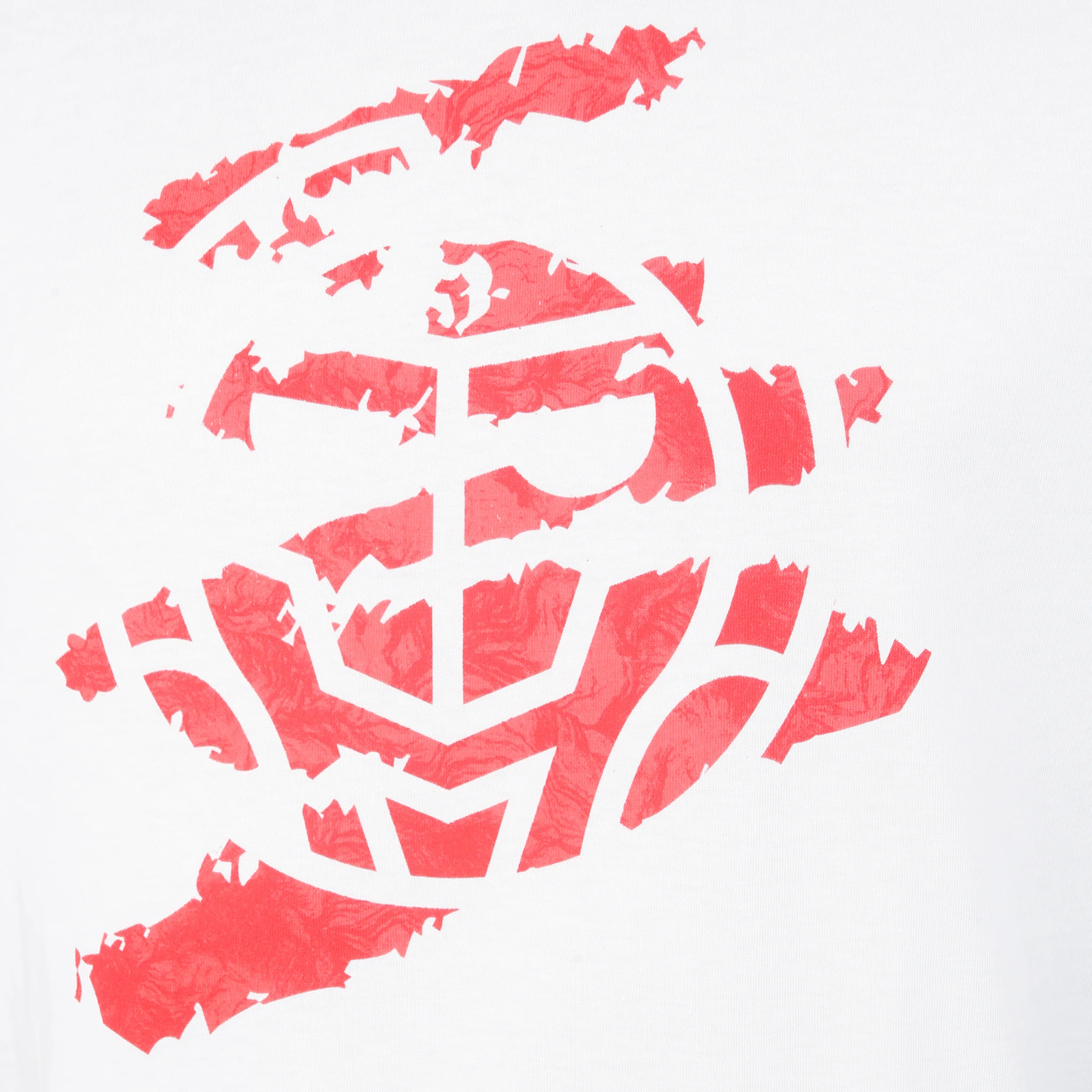 Saliou ÖTV Lifestyle T-shirt Herrar-Vit,Röd - Image 3
