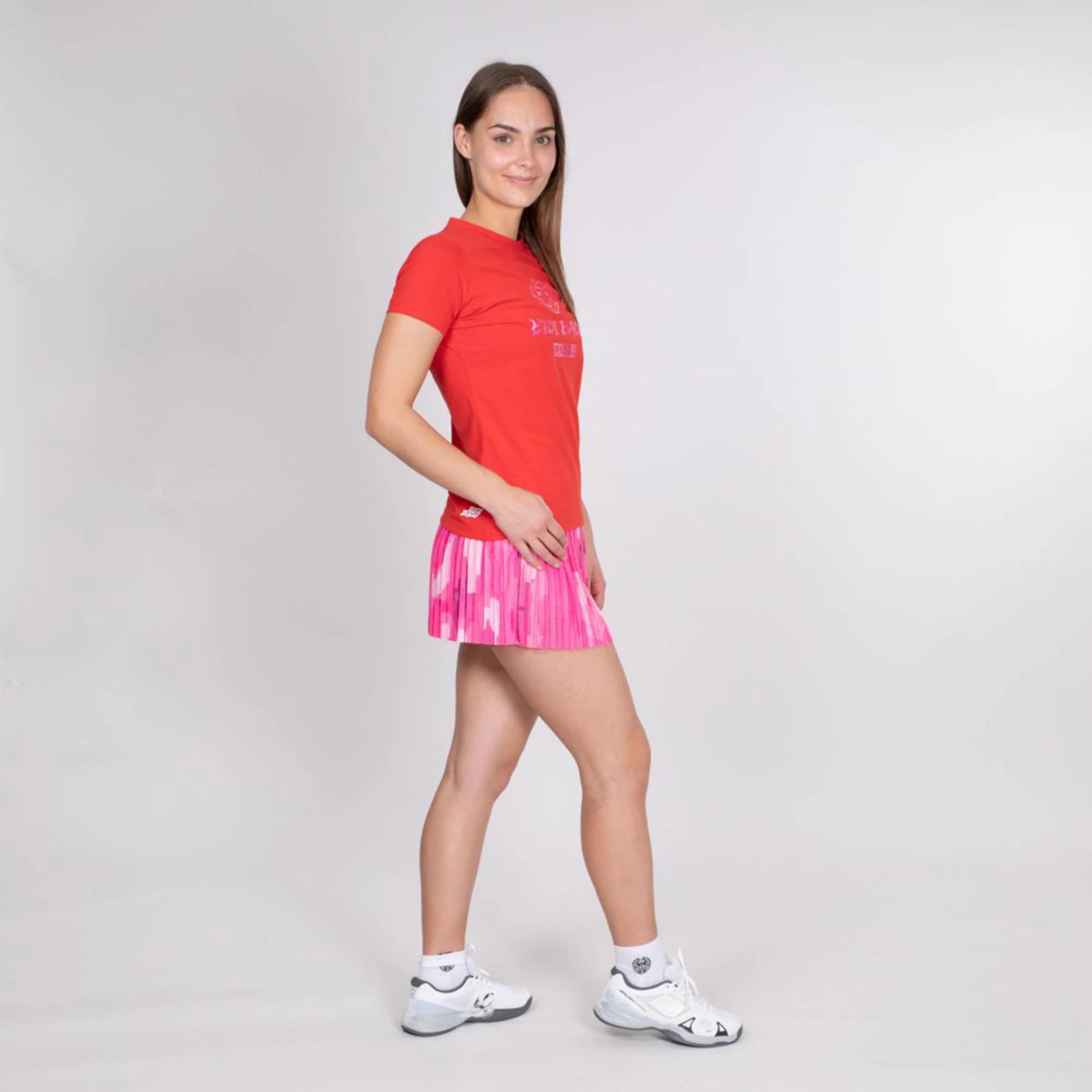 Shenzi Lifestyle T-shirt Damer-Röd - Image 5