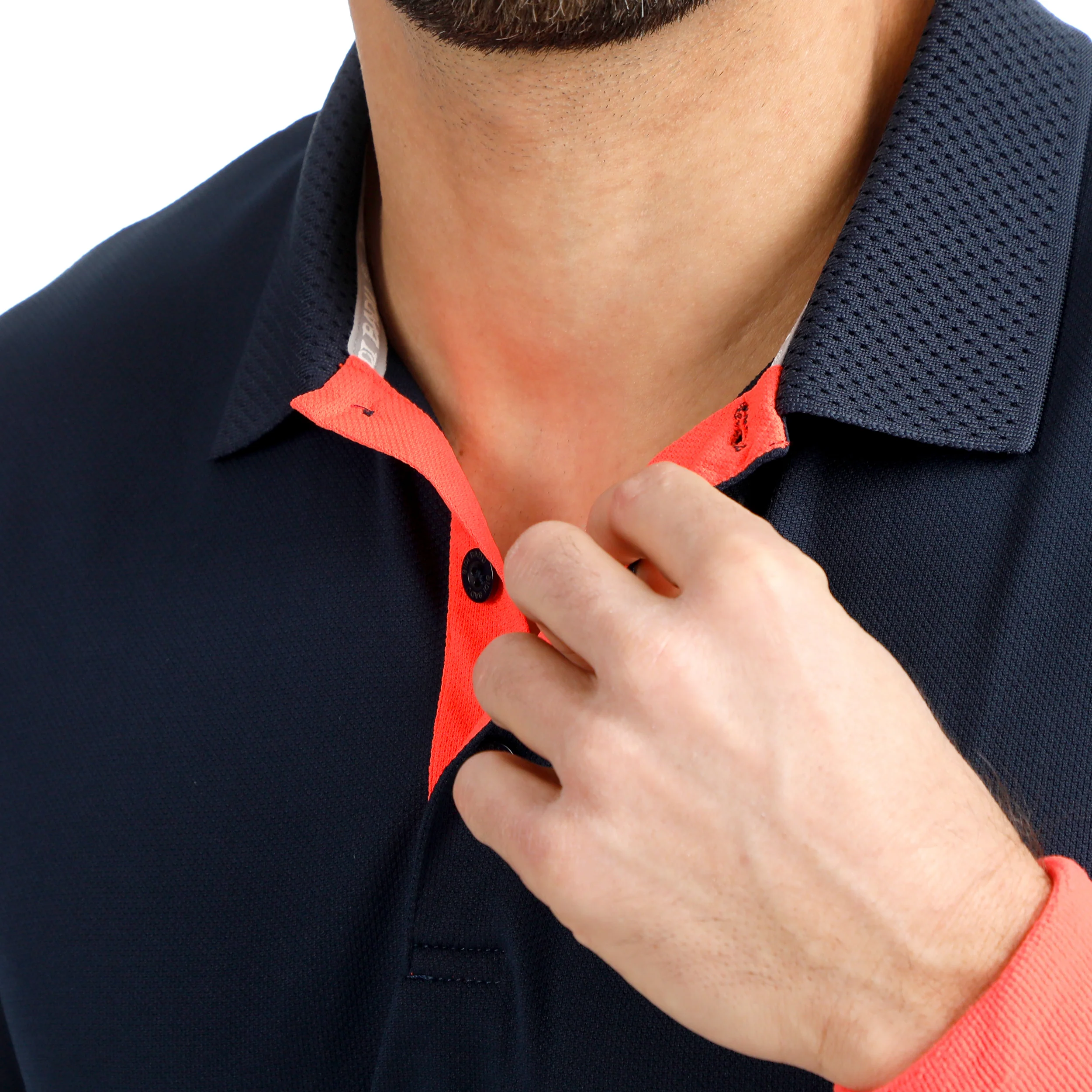 Solid Polo Herrar - mörkblå - Image 6