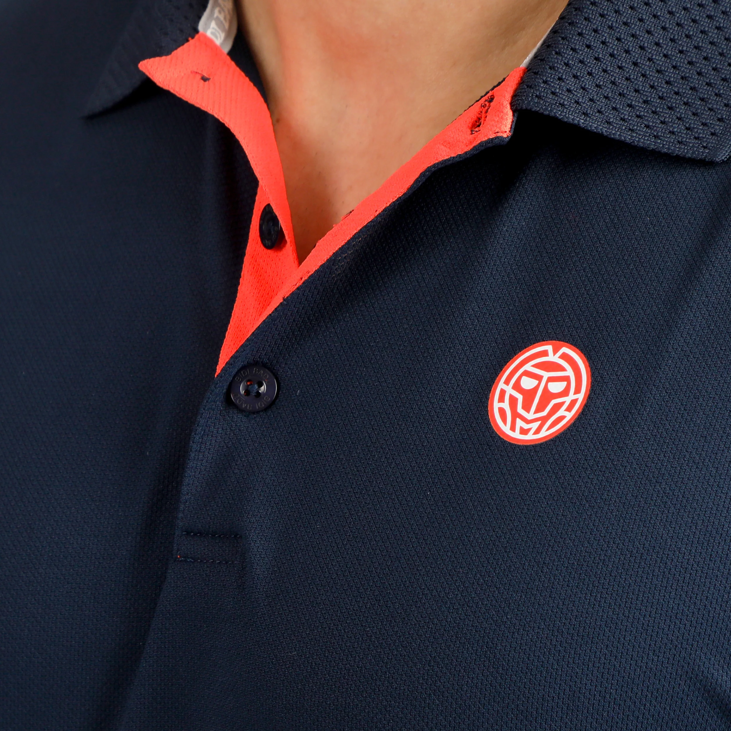 Solid Polo Herrar - mörkblå - Image 7