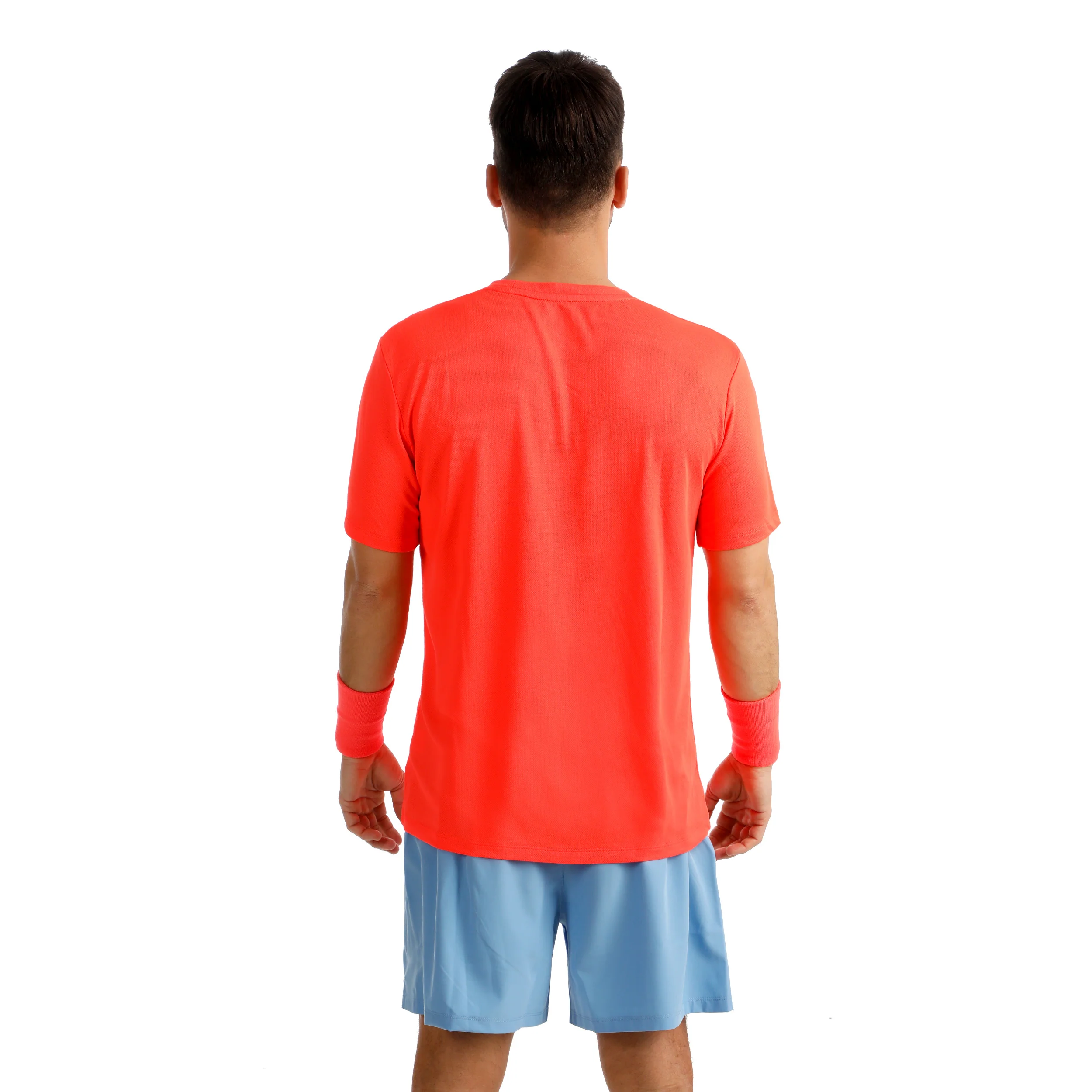 Solid T-shirt Herrar-korall - Image 5