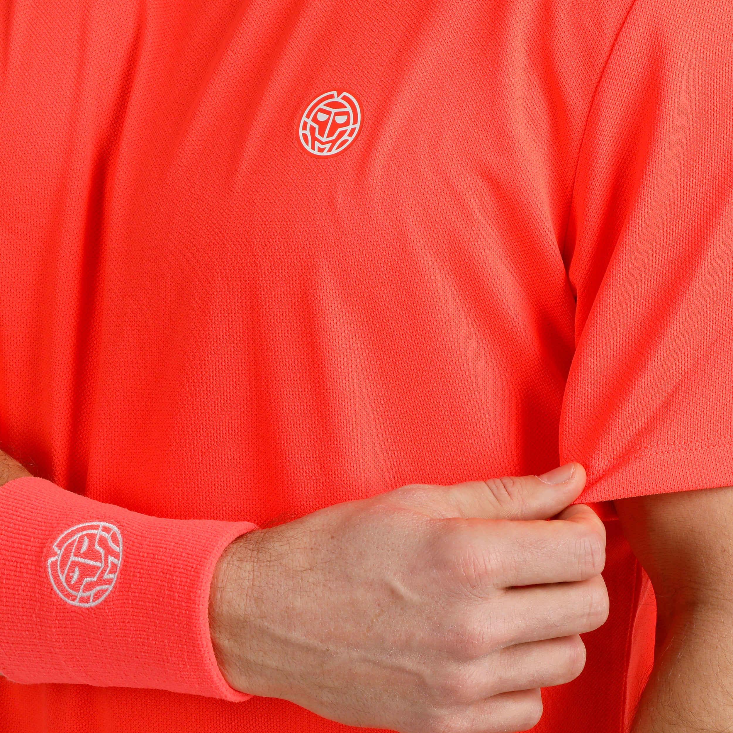 Solid T-shirt Herrar-korall - Image 7