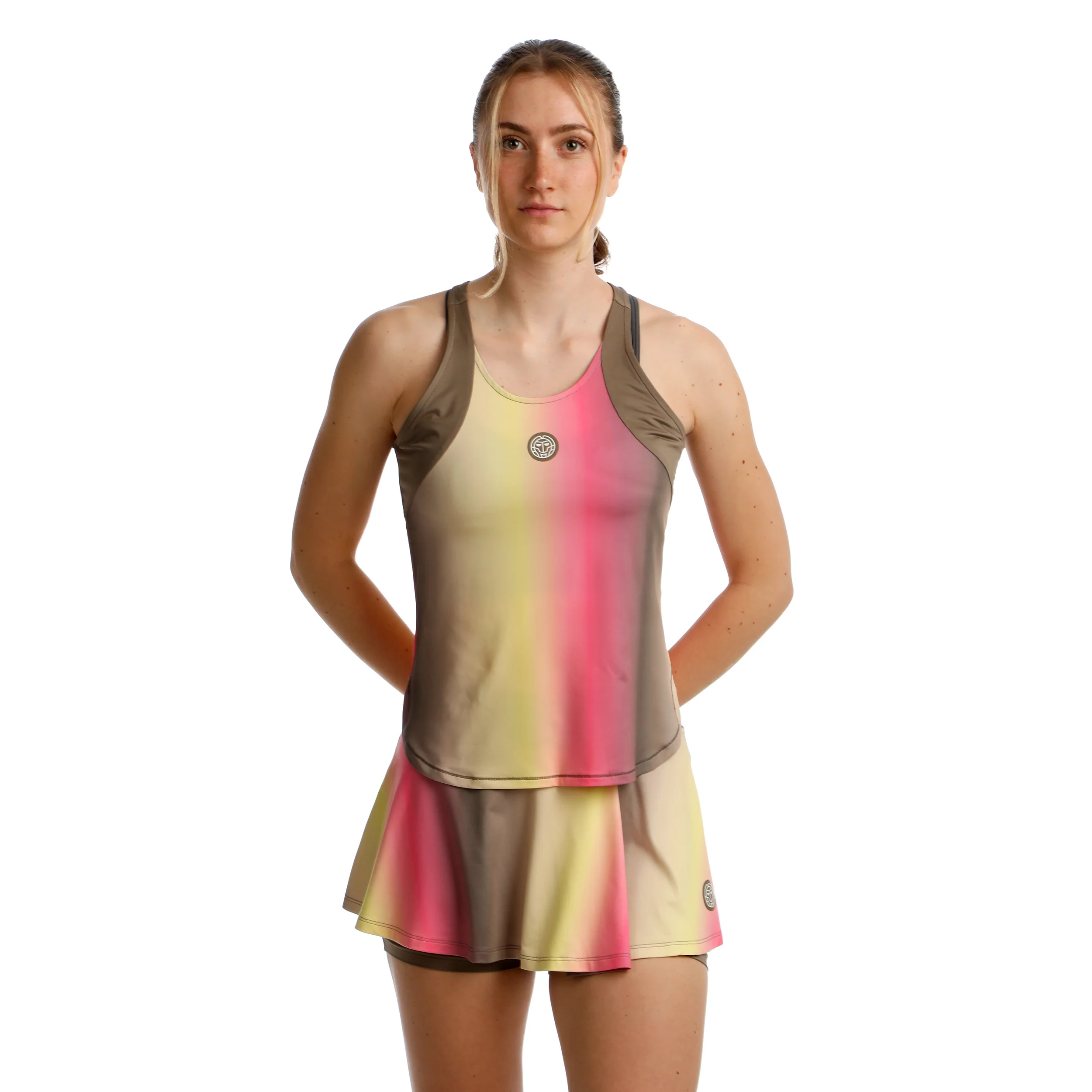 Spectrum Linne Damer-Brun,Gul - Image 5